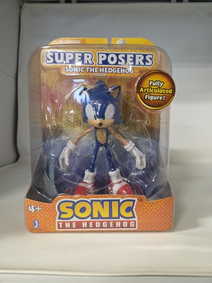 Super Posers - Sonic the Hedgehog - FULLY ARTICULATED FIGURE JAZWARES A12