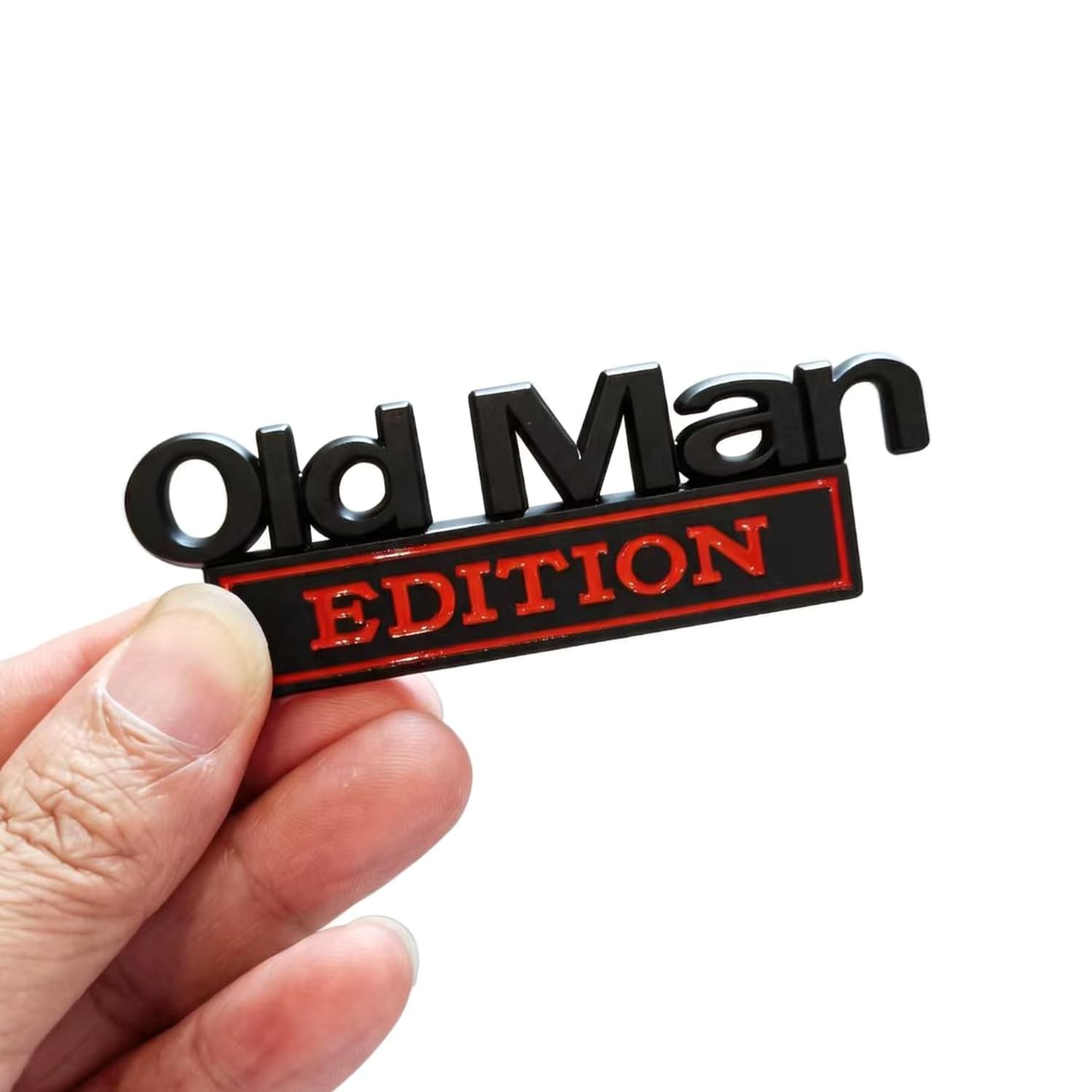 1pc OLD MAN EDITION Emblem 3D Badge Car 3.35 in Fit Motorcycle Car Truck SUV 1pc OLD MAN EDITION Emblem 3D Badge Car 3.35 in Fit Motorcycle Car Truck SUV