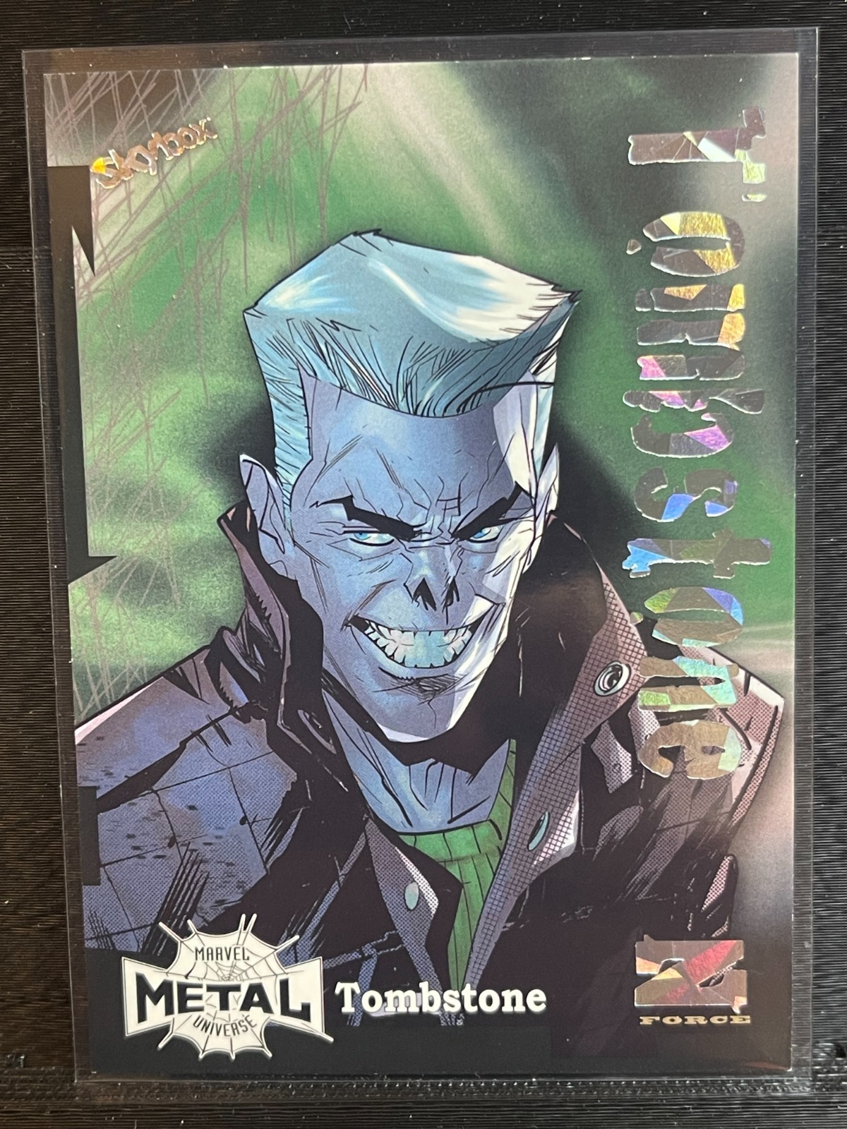 2022 Marvel Metal Universe Spider-Man Z-Force Amazing Rave 26/62 Tombstone Z-45