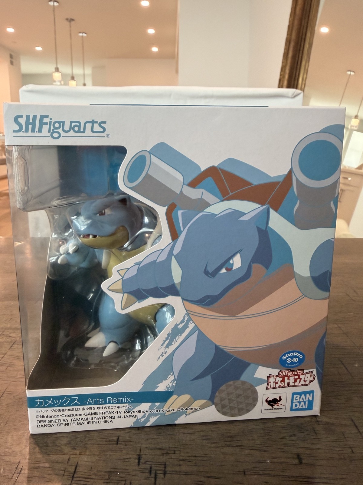 S.H.Figuarts Pokemon Blastoise Kamex Arts Remix Figure Bandai Pockemon