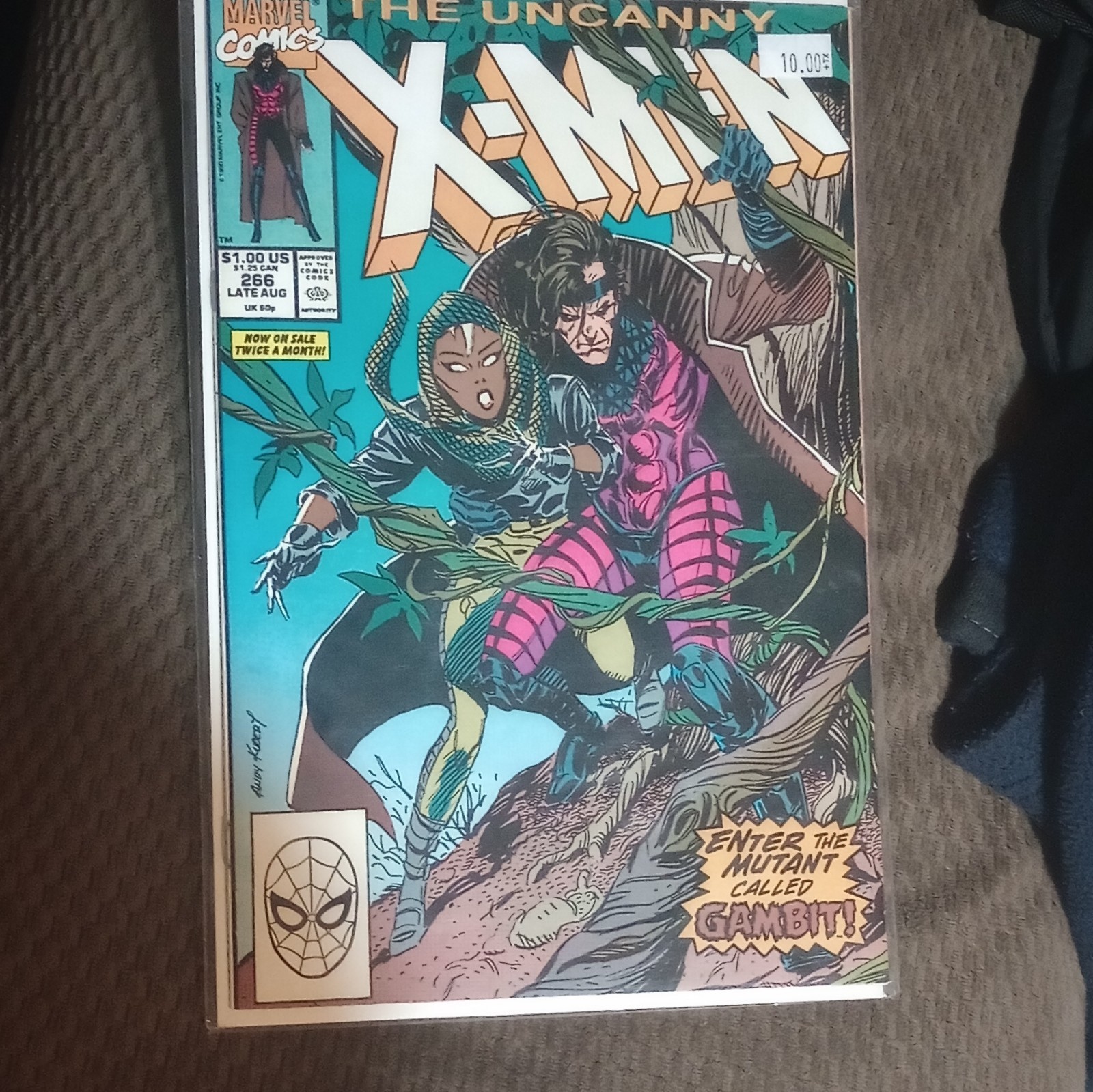 Marvel Comics The Uncanny X-Men #266 (1989) Direct 1st Gambit Appearance