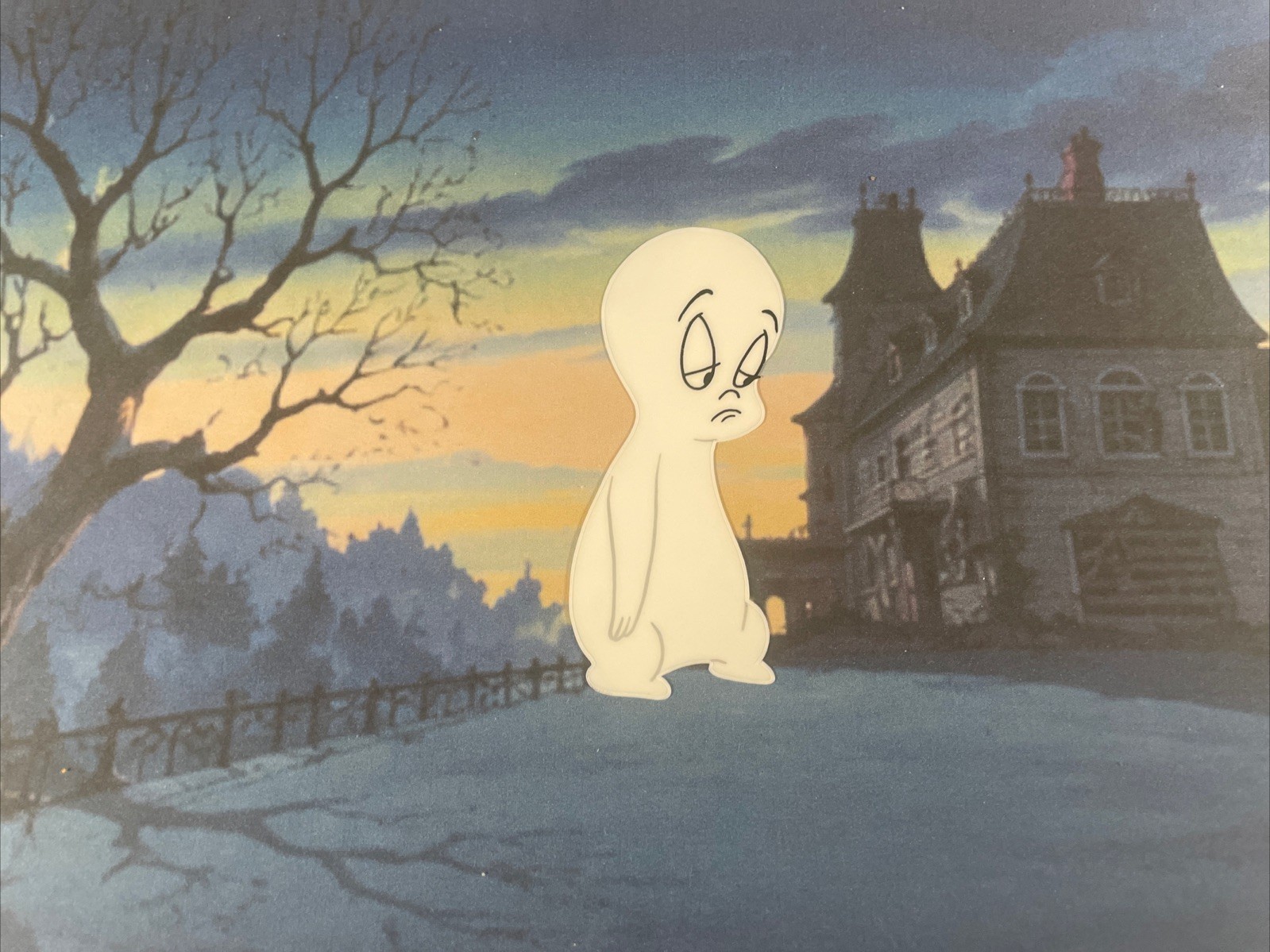 THE NEW CASPER CARTOON animation Cel 1960’s FRIENDLY GHOST production Art I14