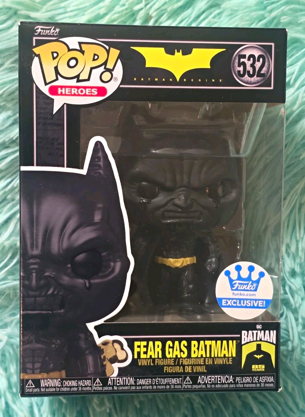 Funko Pop Fear Gas Batman #532 Batman Begins 85th Anniversary Shop Exclusive