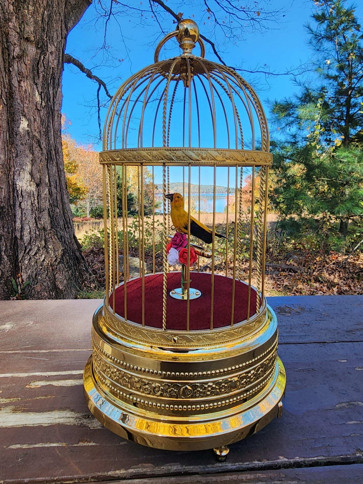 Antique German Griesbaum / UKA Singing Bird Cage - Restored - See Description 