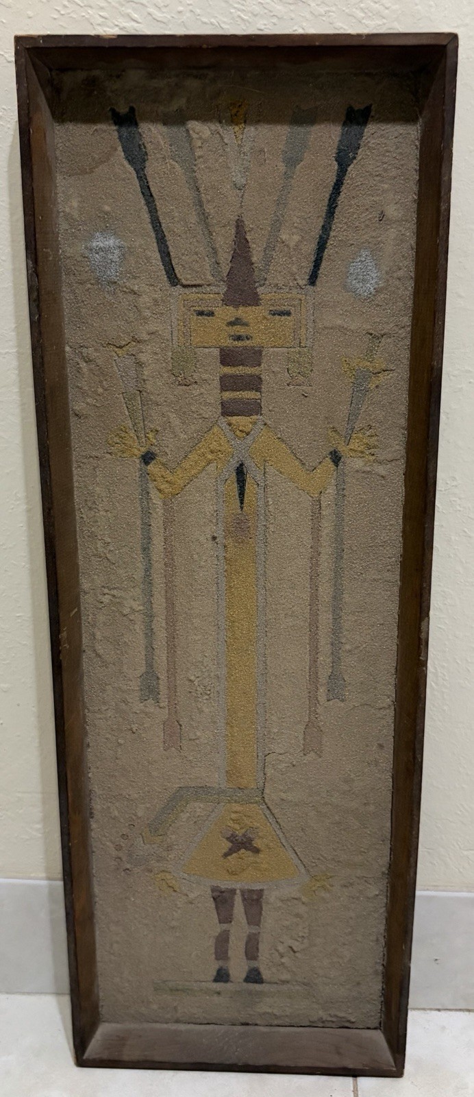 Antique Southwest Indian Sand Painting 1920s-1930s
