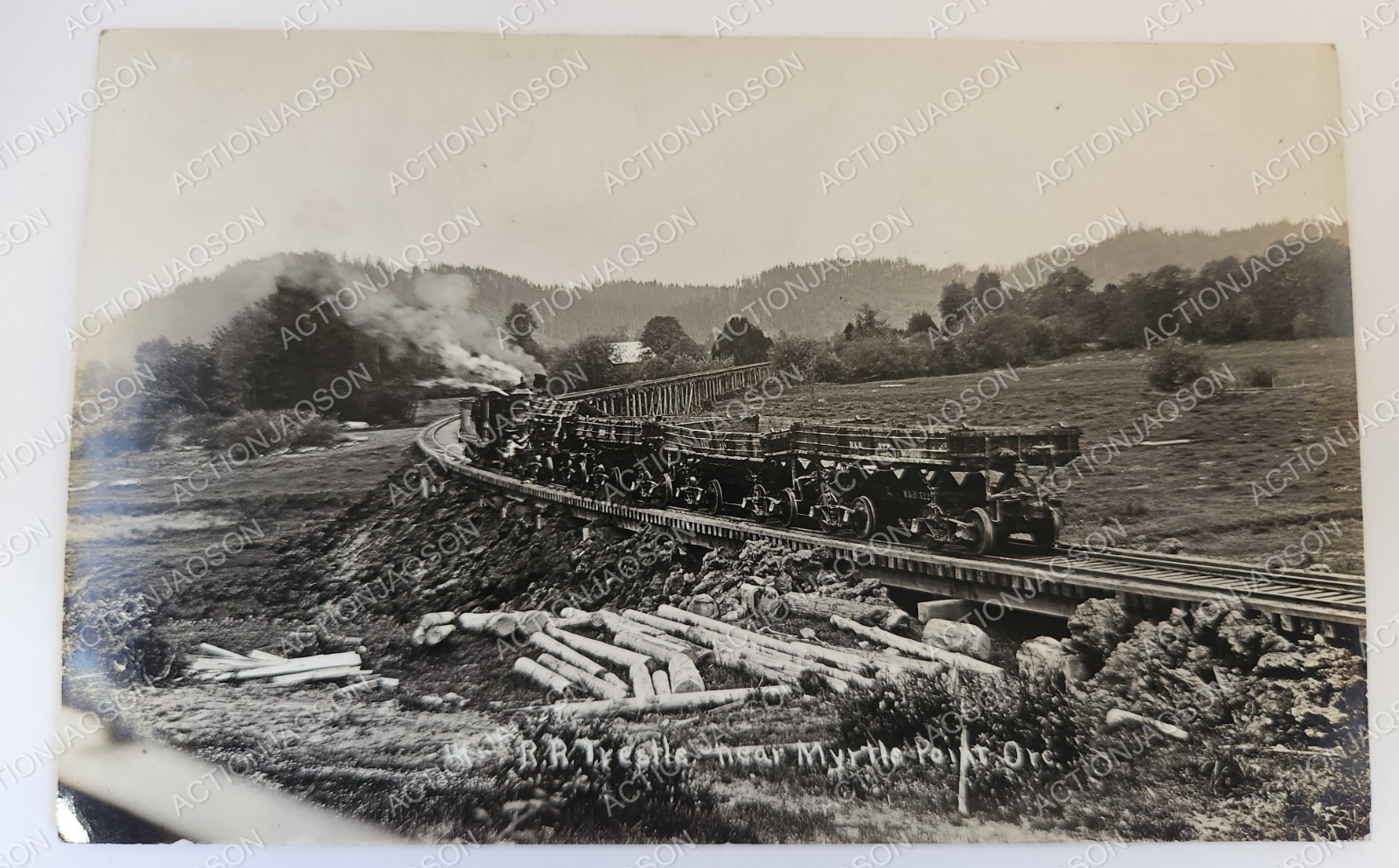 RPPC RR Trestle Near Myrtle Point OR Smith Powers Logging Willett Burr Contactor