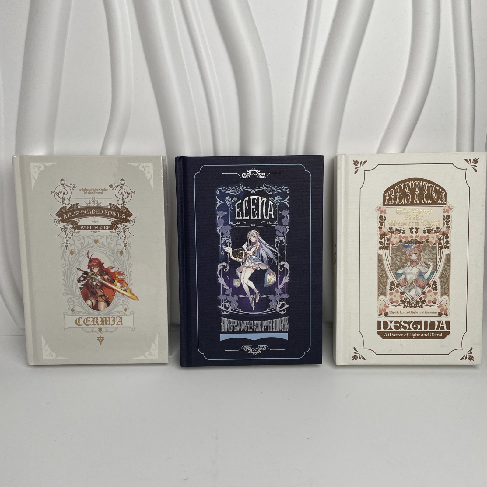 Official Epic Seven Hardcover Notebook Full Set - Cermia, Elena, Destina