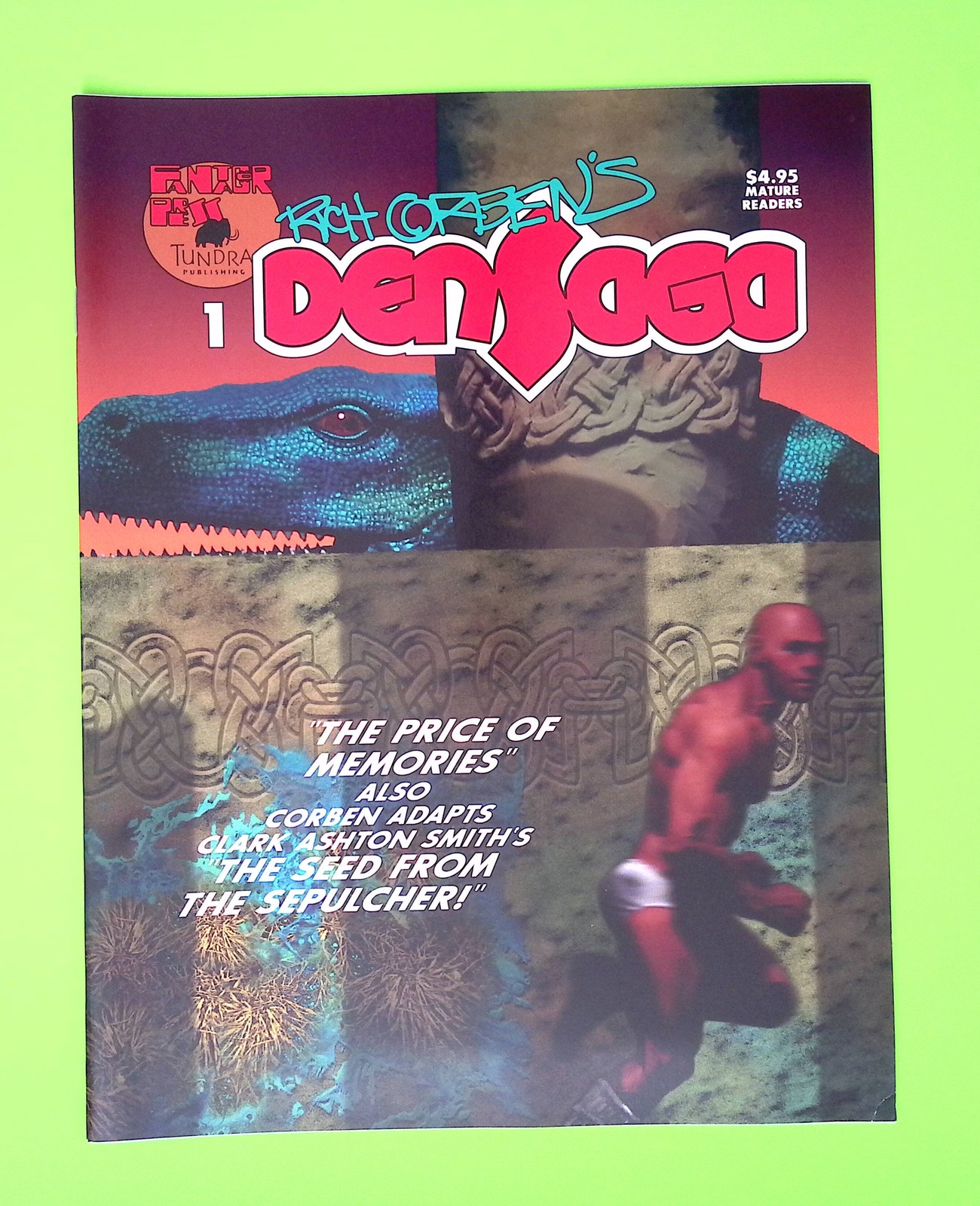 DenSaga #1 1992 Fantagor Press High Grade Comic Book MG38-9