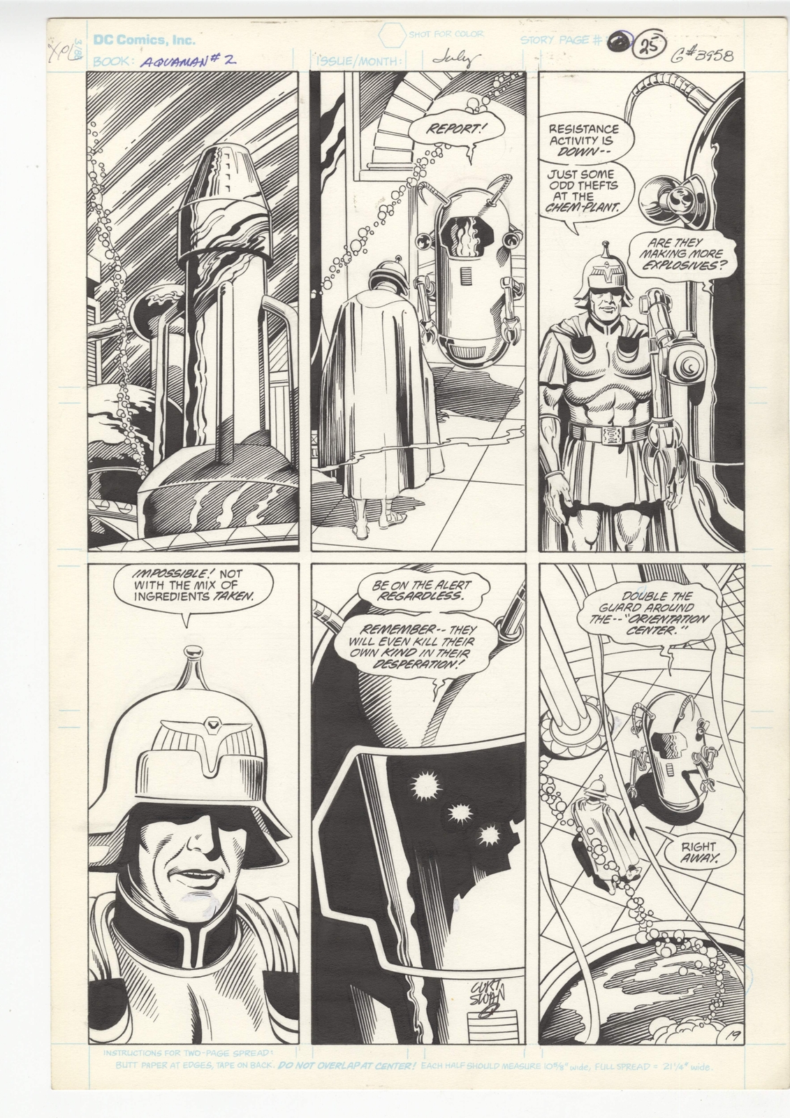 Aquaman #2 Pg 19 Original Comic Art by Curt Swan