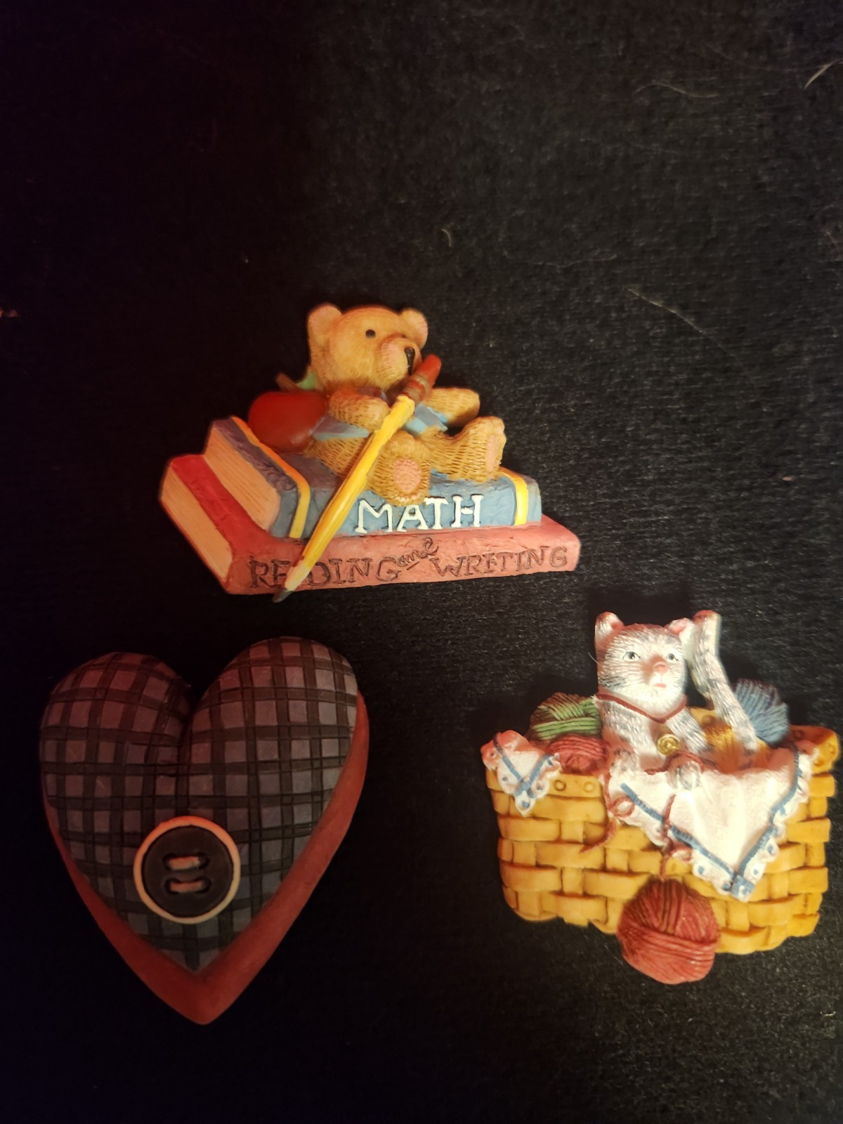 Lot of 3. Cottage Core Magnets