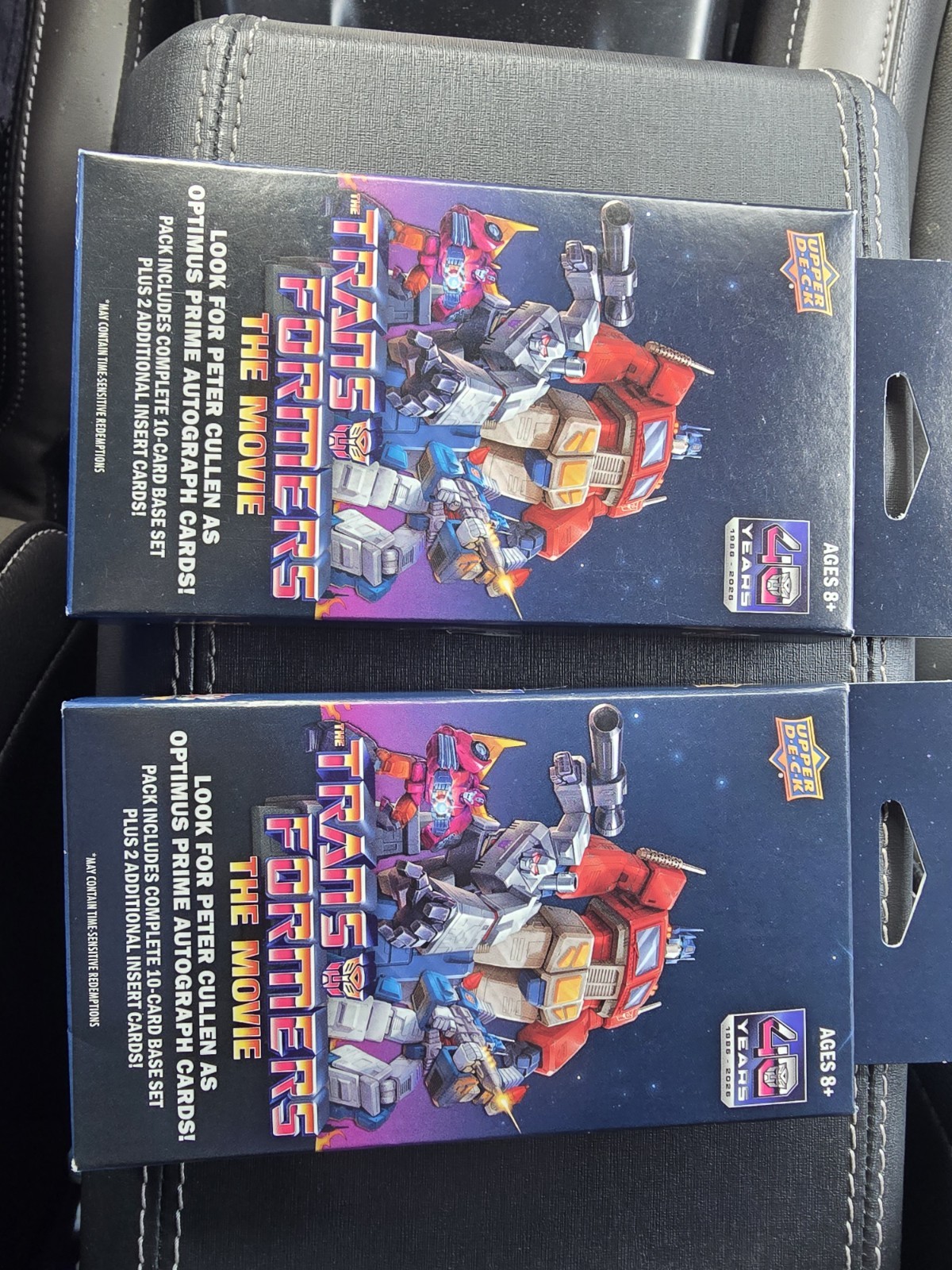 2026 Upper Deck Transformers The Movie Special Edition Hanger Box Sealed Set (2)