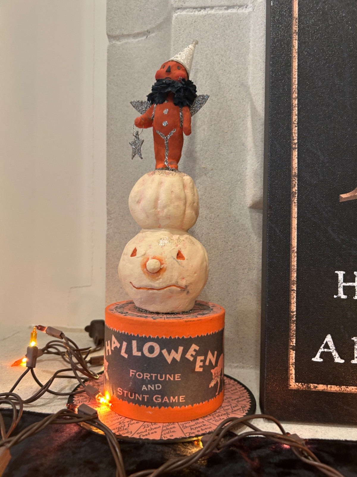 Dee Foust for Bethany Lowe Halloween Pumpkin Fortune And Stunt Game Container