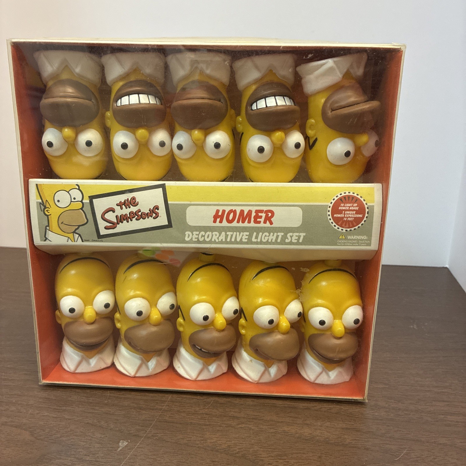 Homer Simpson Decorative Light Set NEW IN BOX - NEVER OPENED