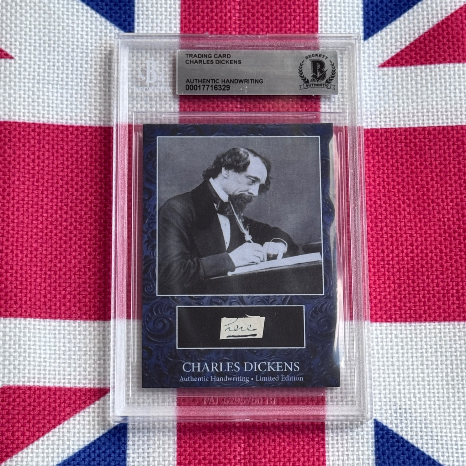 Charles Dickens Handwritten Word Cut From An Autograph Letter Signed BECKETT BAS