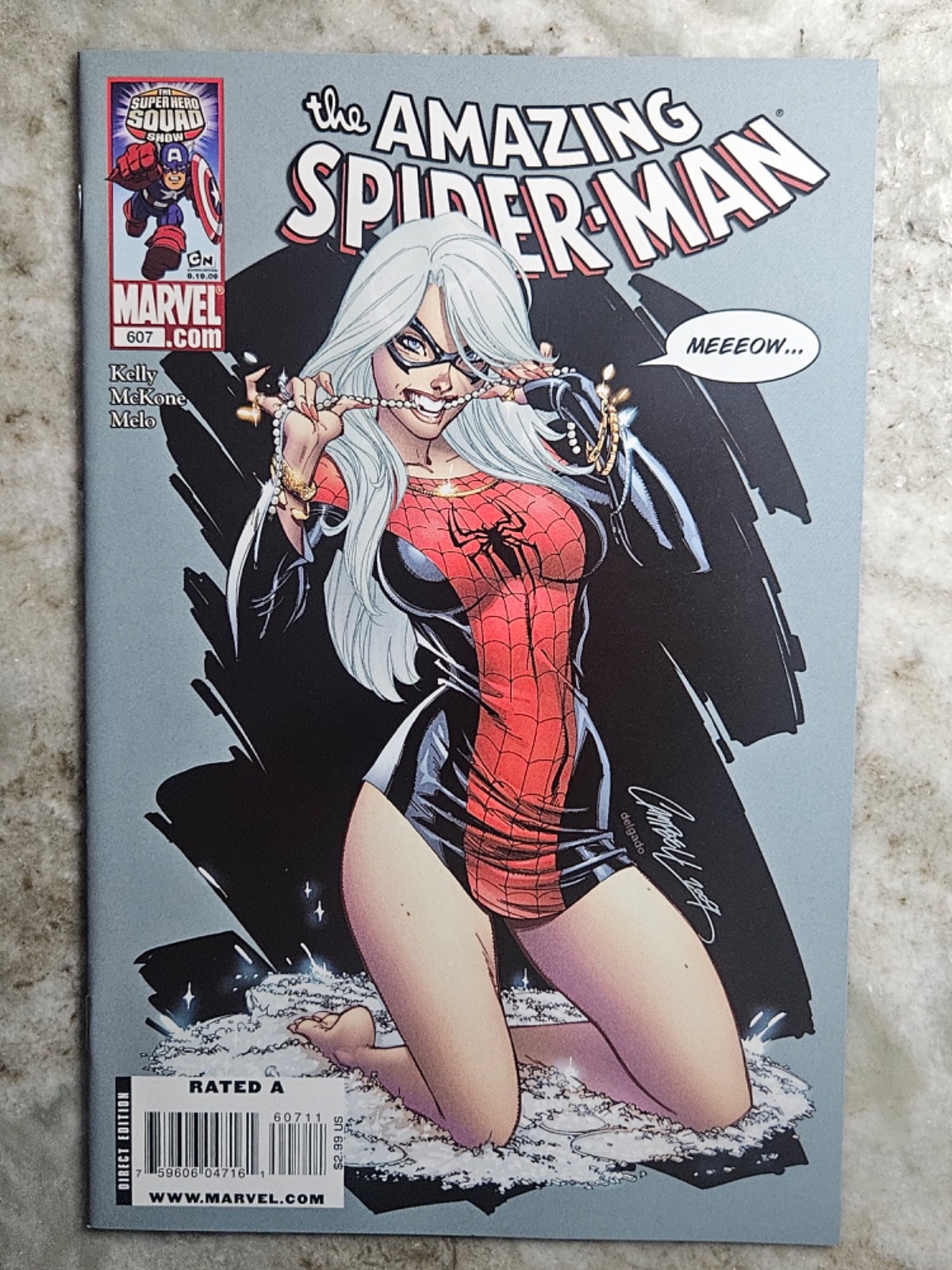 Amazing Spiderman #607 1st Print Marvel Comic J Scott Campbell High Grade 🔥