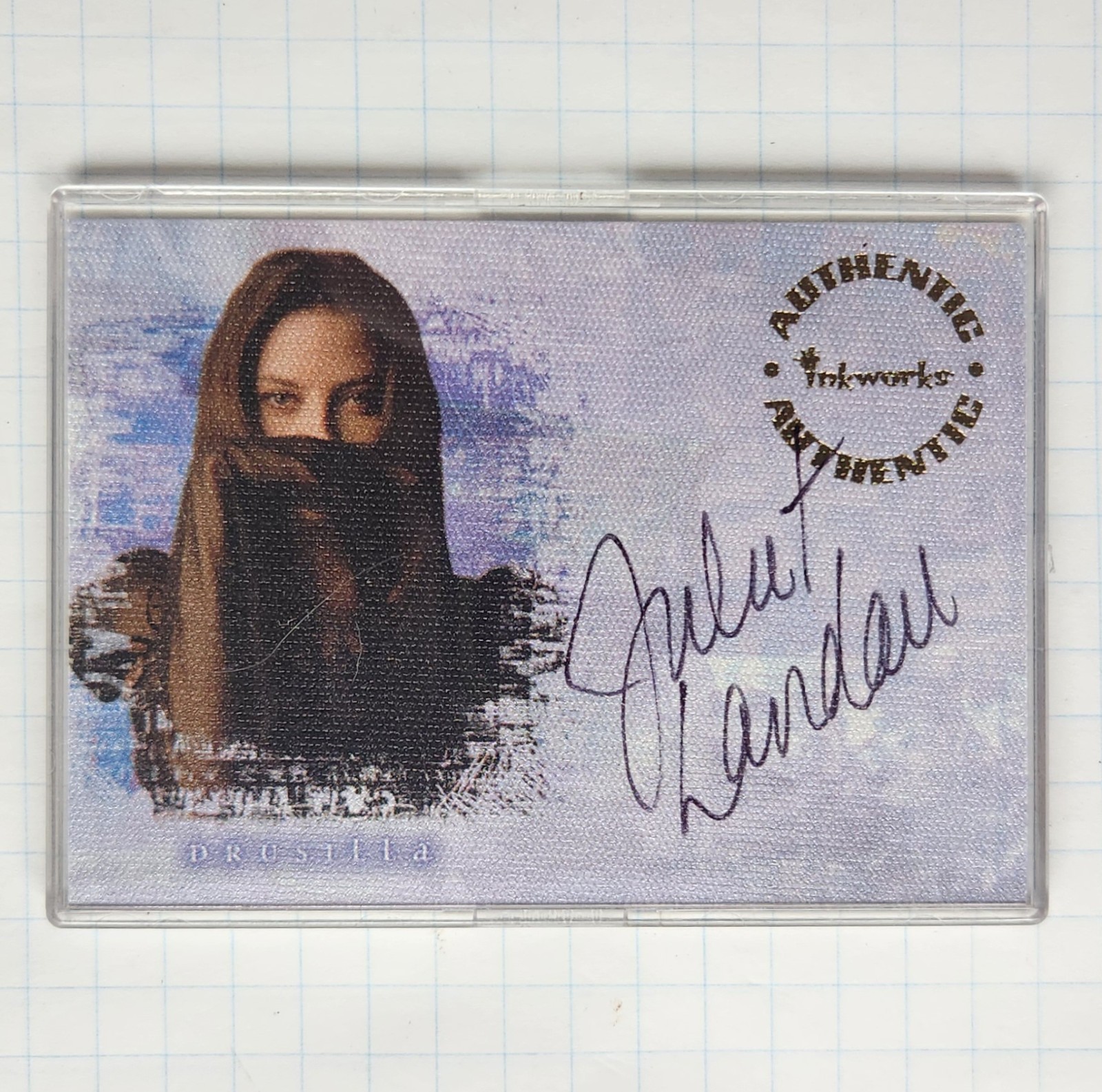 Buffy - Juliet Landau - Drusilla Autograph #A6 Trading Card (Inkworks 2000)