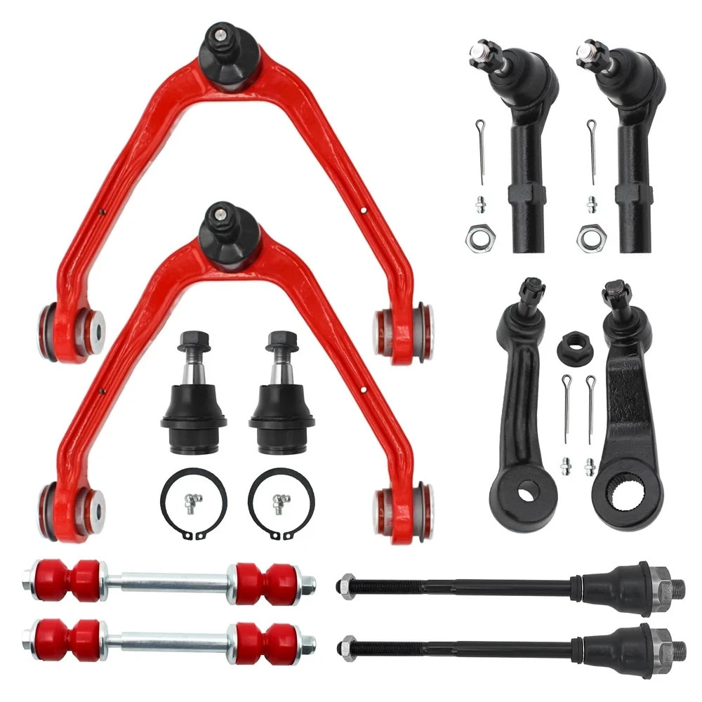 AWD 4WD Front End 12pc Suspension Kit for Chevy Silverado GMC Sierra 1500, Su...