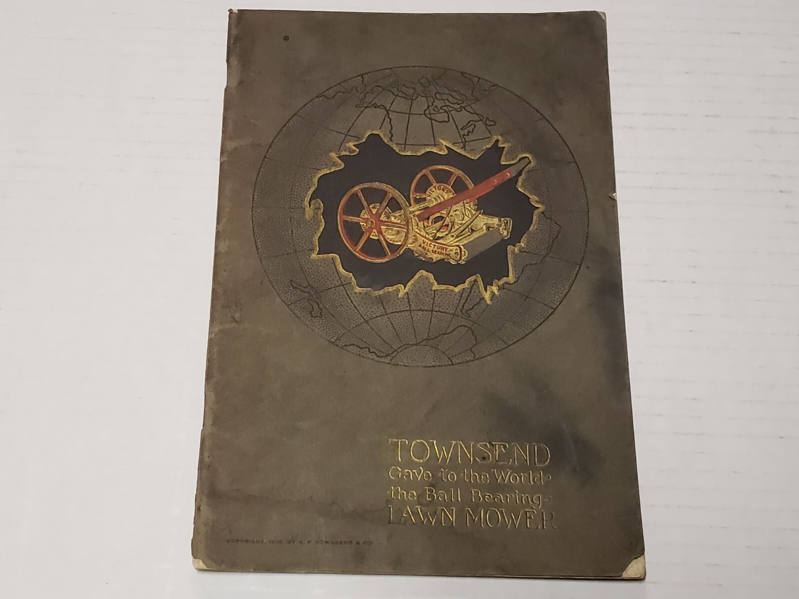 Vintage Townsend\'s Ball Bearing Lawn Mower Booklet - S.P. Townsend Co