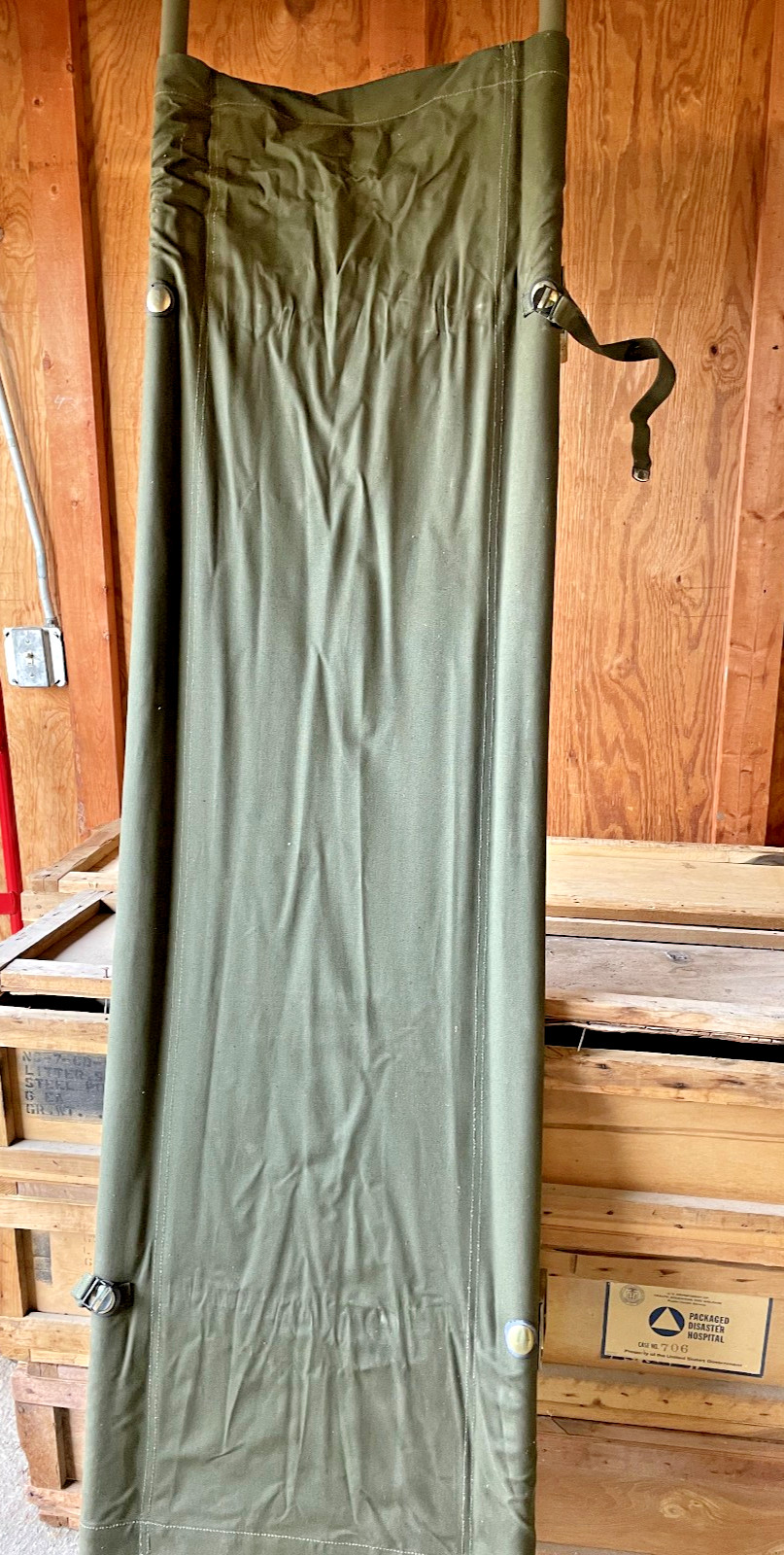 NATO Military Surplus Stretcher Canvas w/Poles Litter US Army NEW Vintage