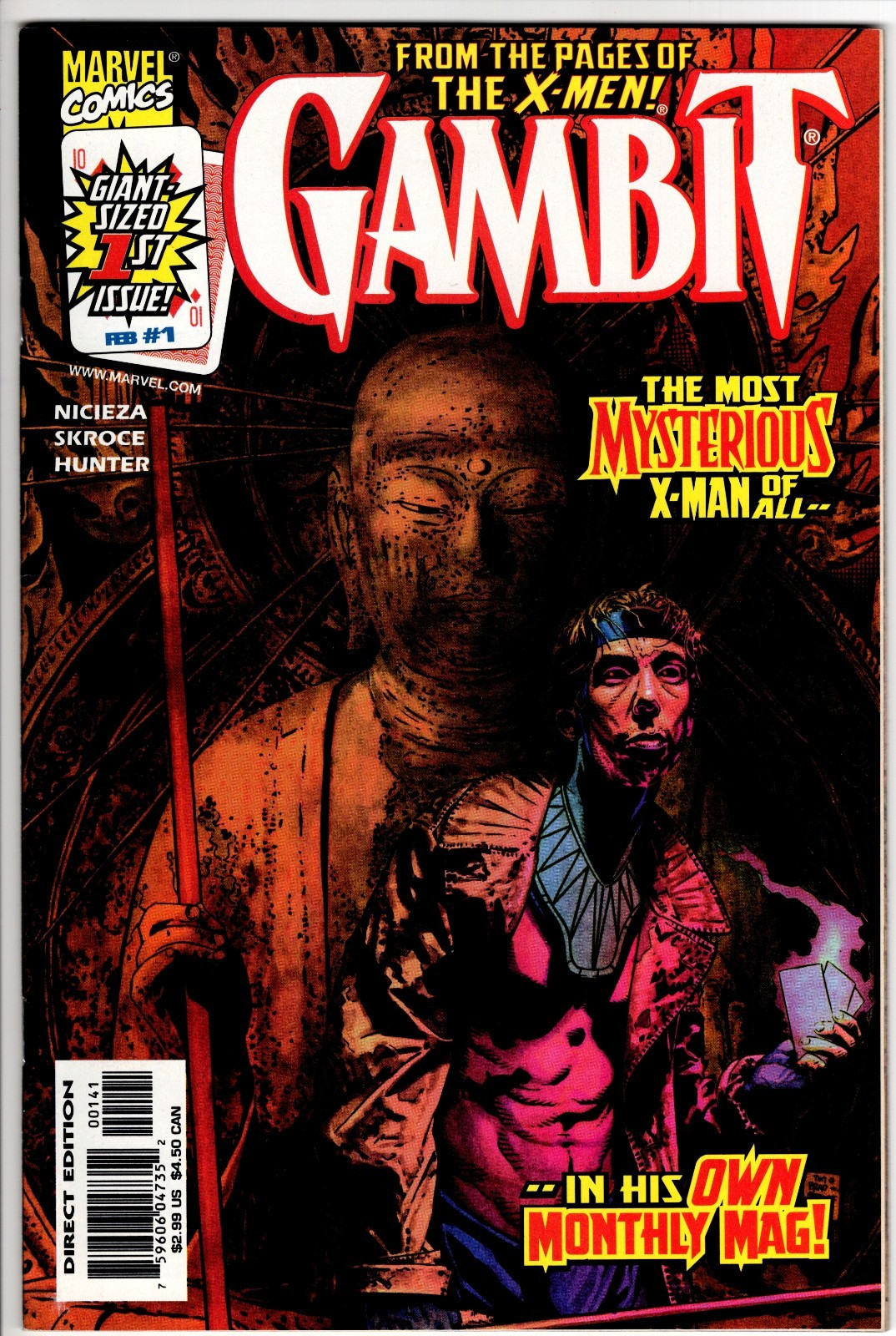 GAMBIT #1 (1999) Tim Bradstreet-Ten cover - VF