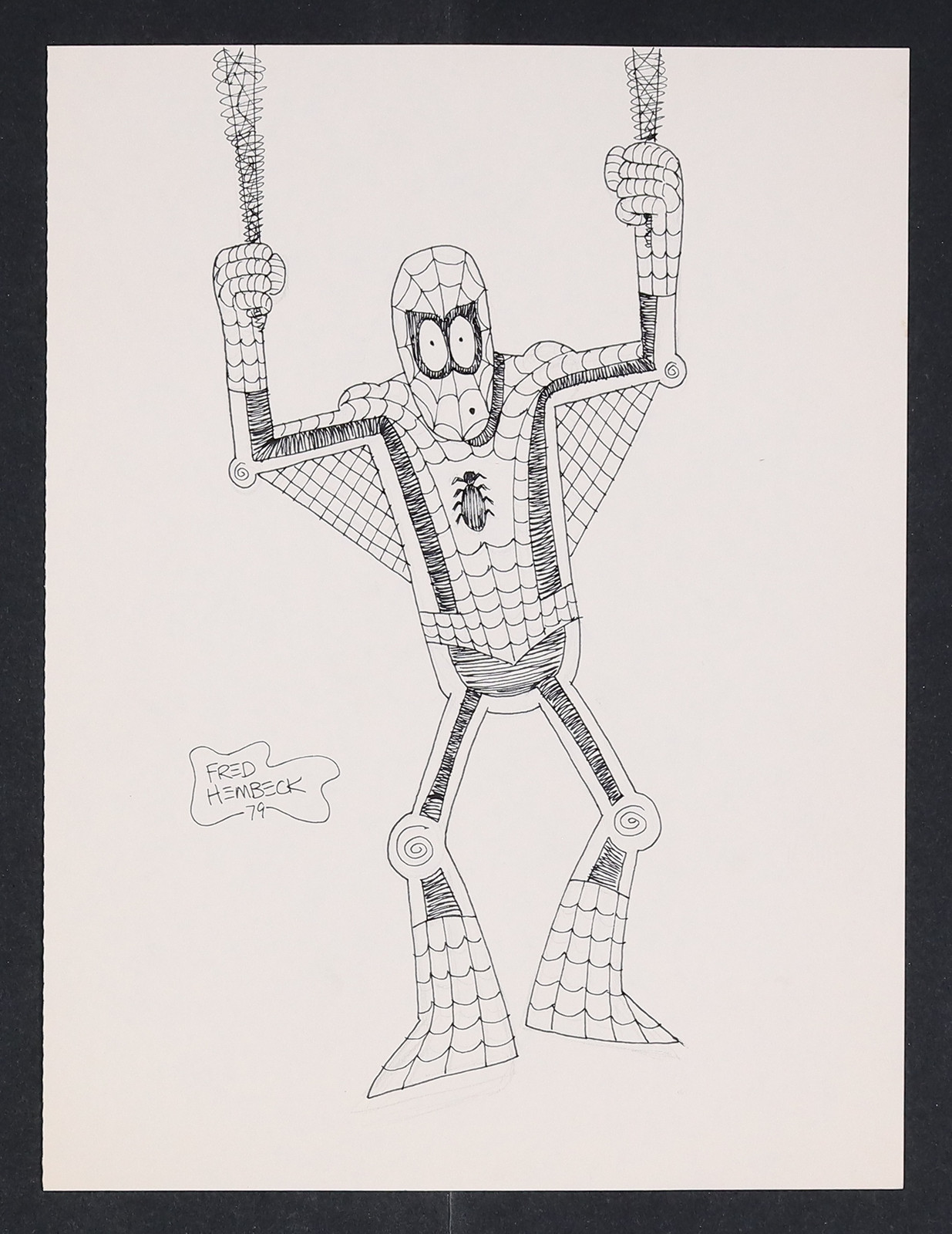 Spider-Man Sketch by Fred Hembeck