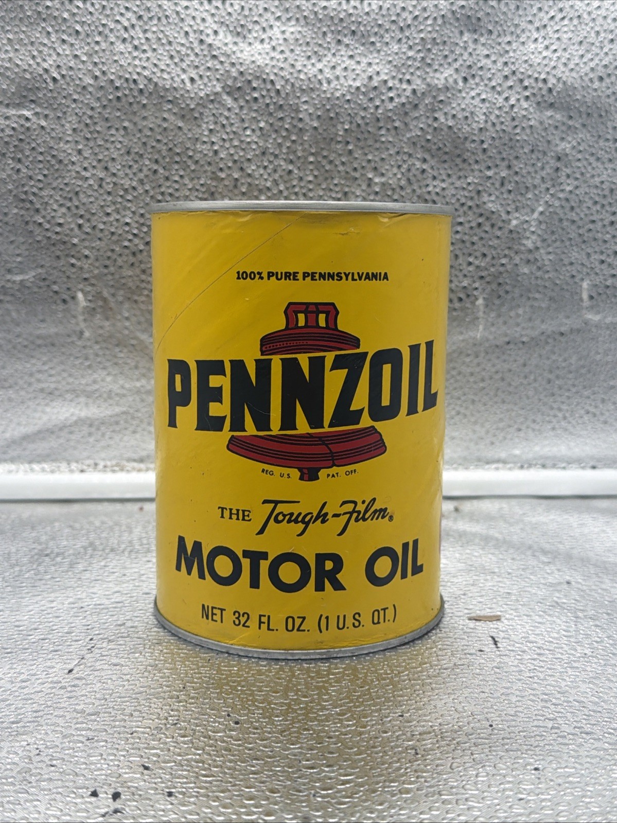 ORIGINAL Vintage PENNZOIL SAE 70 - Motor Oil - One Quart 32oz - FULL - Paper Can