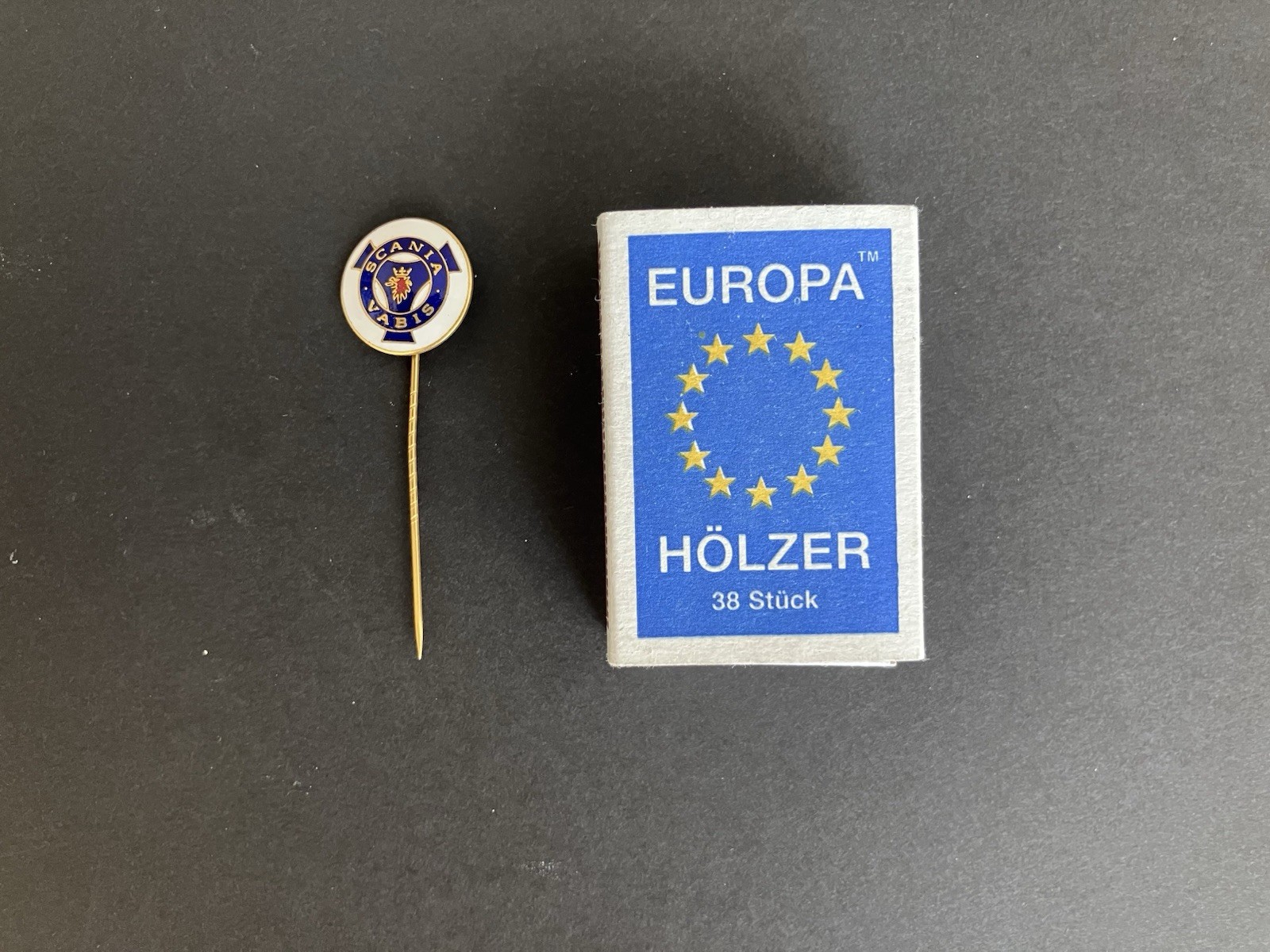 Scania Vabis Truck Tractor Enamel Lapel Pin Badge 1960\'s