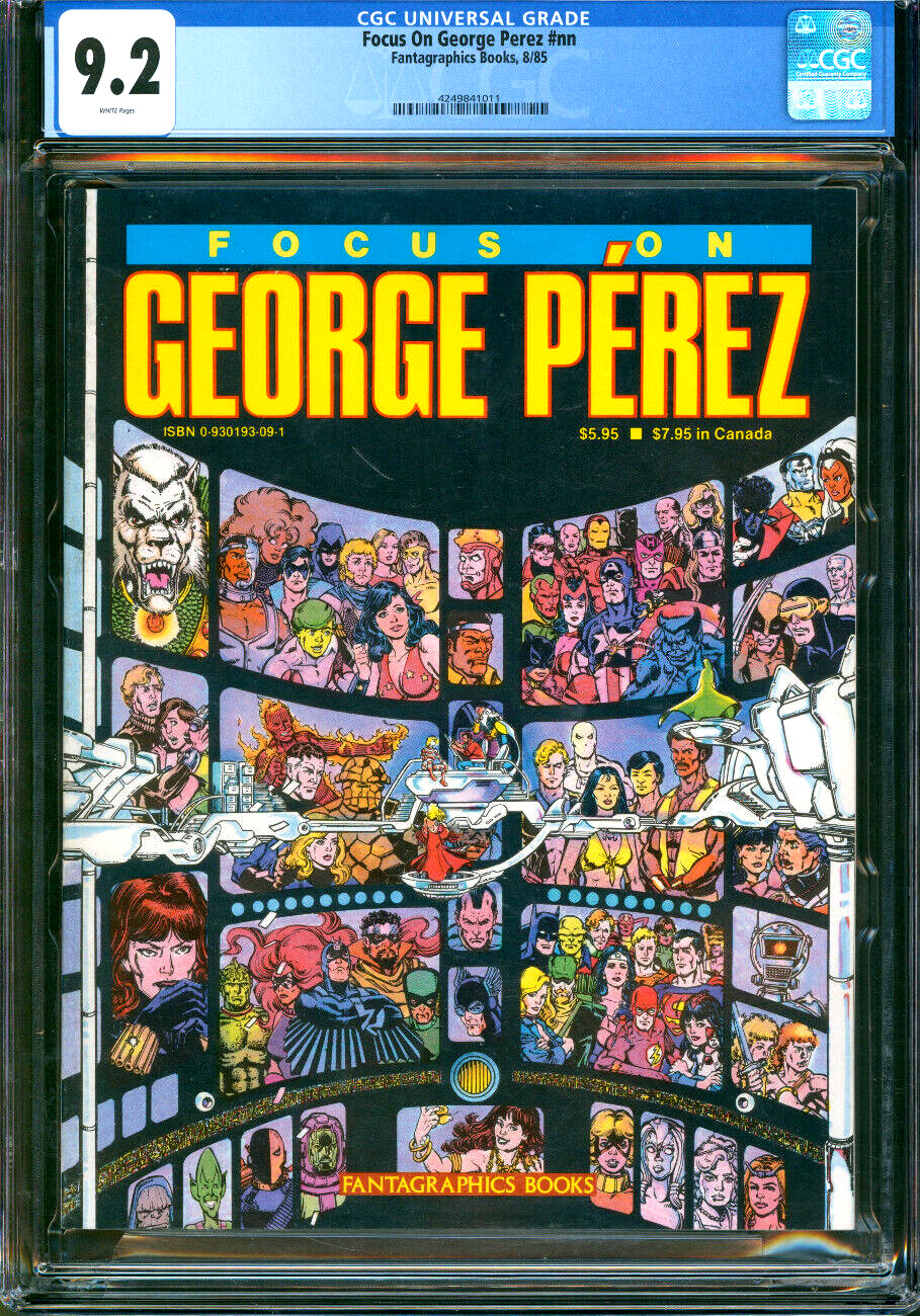 Focus on George Perez Fantagraphics Books 1985 CGC 9.2