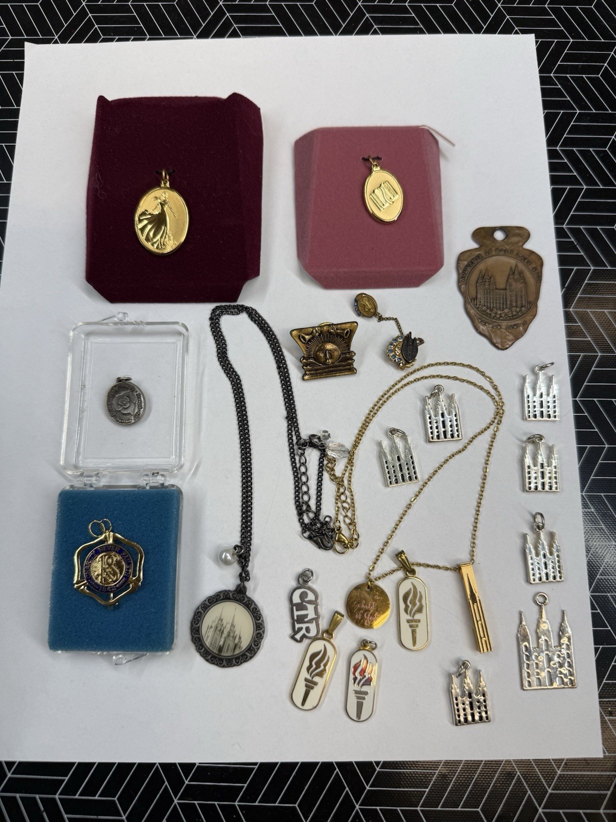 LDS Mormon Pendants Charms - Relief Society - Young Women - Temple Joseph Smith