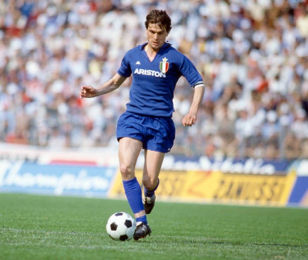 1982 Italian League Serie A Marco Tardelli Juventus an Italian int- Old Photo