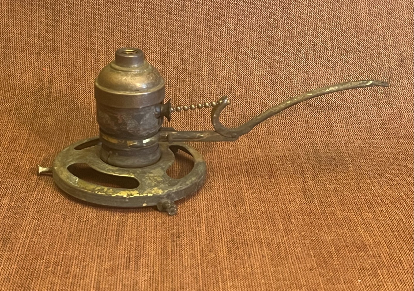 Antique Edison Lamp Socket w/ Hubbell 3 /14