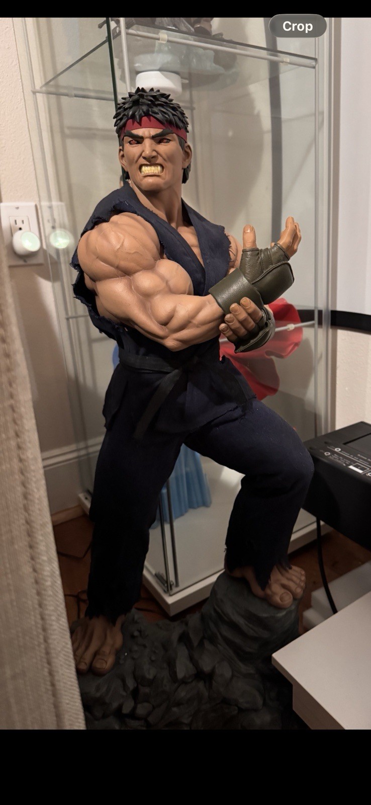 Sideshow Collectibles 🔥 Street Fighter Movie 1/3 Evil Ryu Statue 29