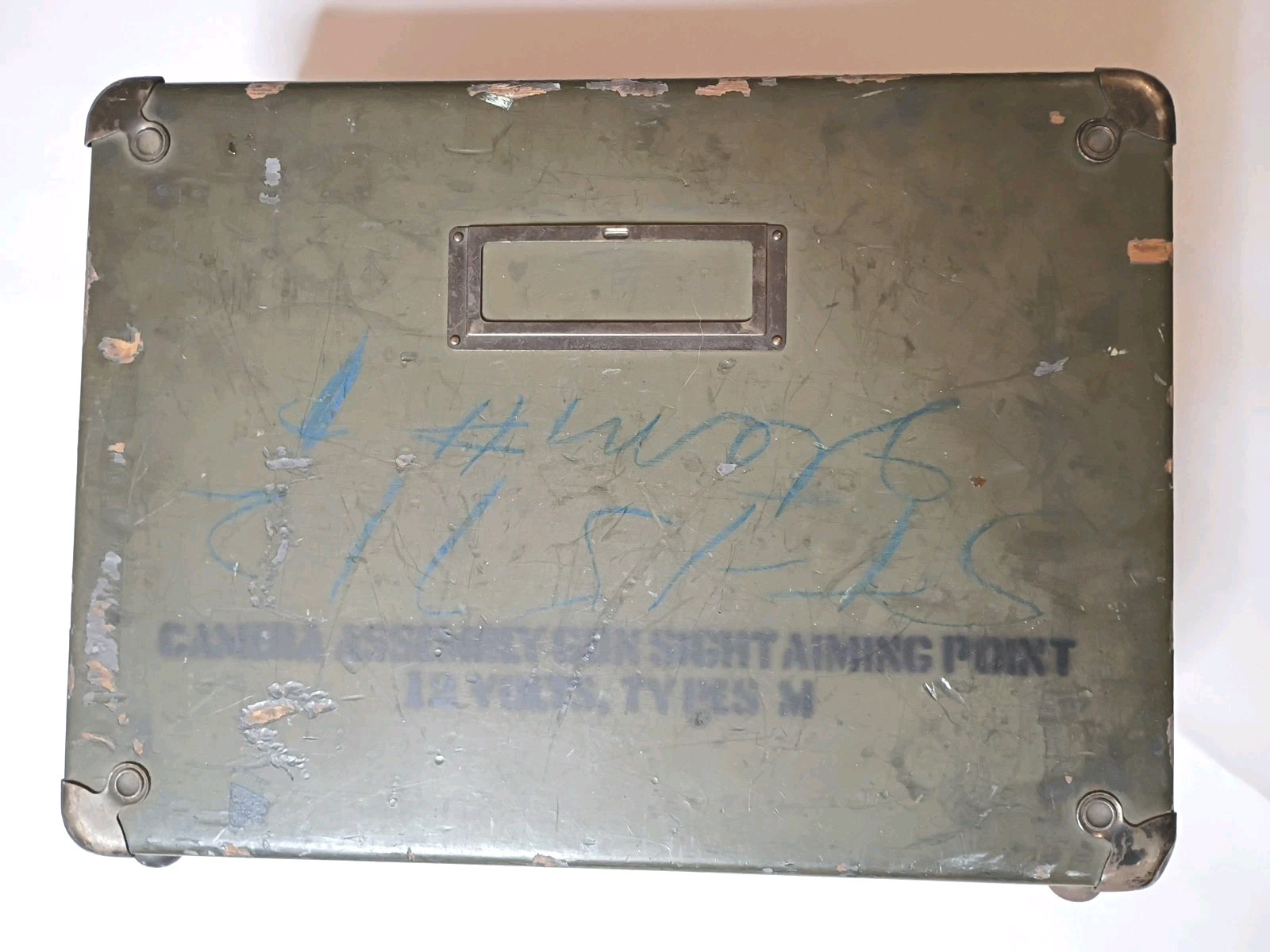 WWII US ARMY AIR FORCES Camera Gun Sight Aiming Point Storage Case With Lenses +