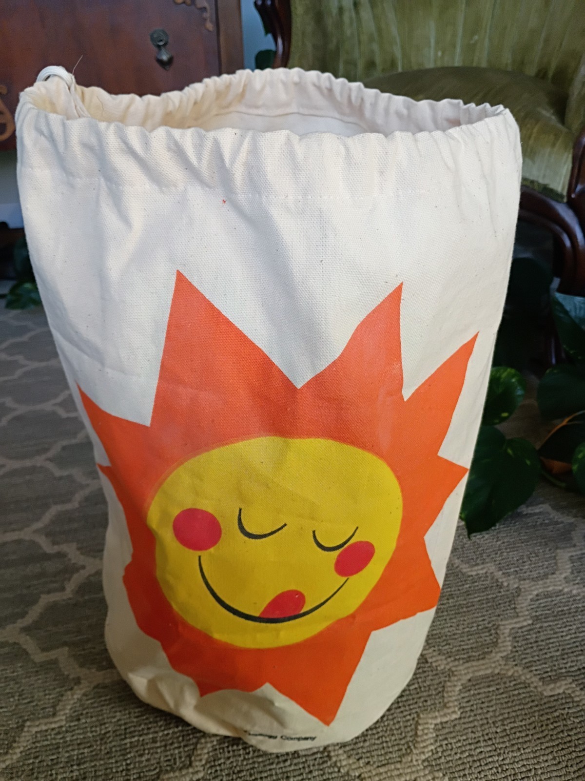 Vintage 1979 KELLOGGS Advertising Canvas Tote Bag  Sunshine Beach Bag Super Nice