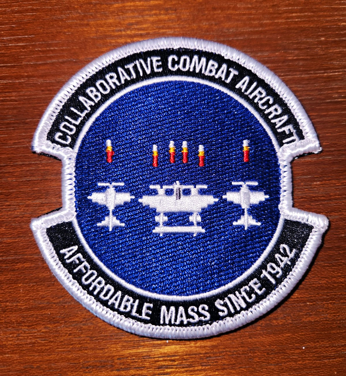 USAF AFRL Collaborative Combat Aircraft Patch Area 51 RQ-180 CCA FQ-42A Drone