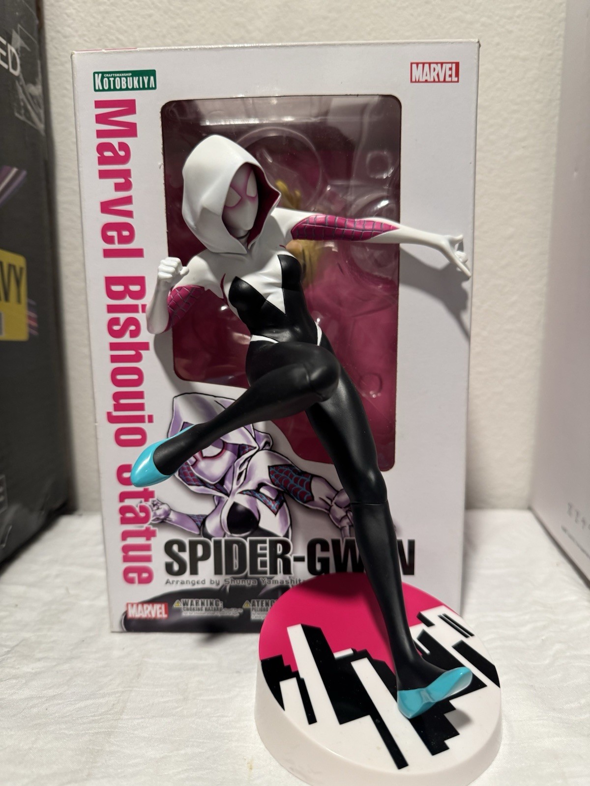 Kotobukiya Marvel Bishoujo Spider-Gwen 1/7 PVC Statue Ghost Spider, Spider-Man 