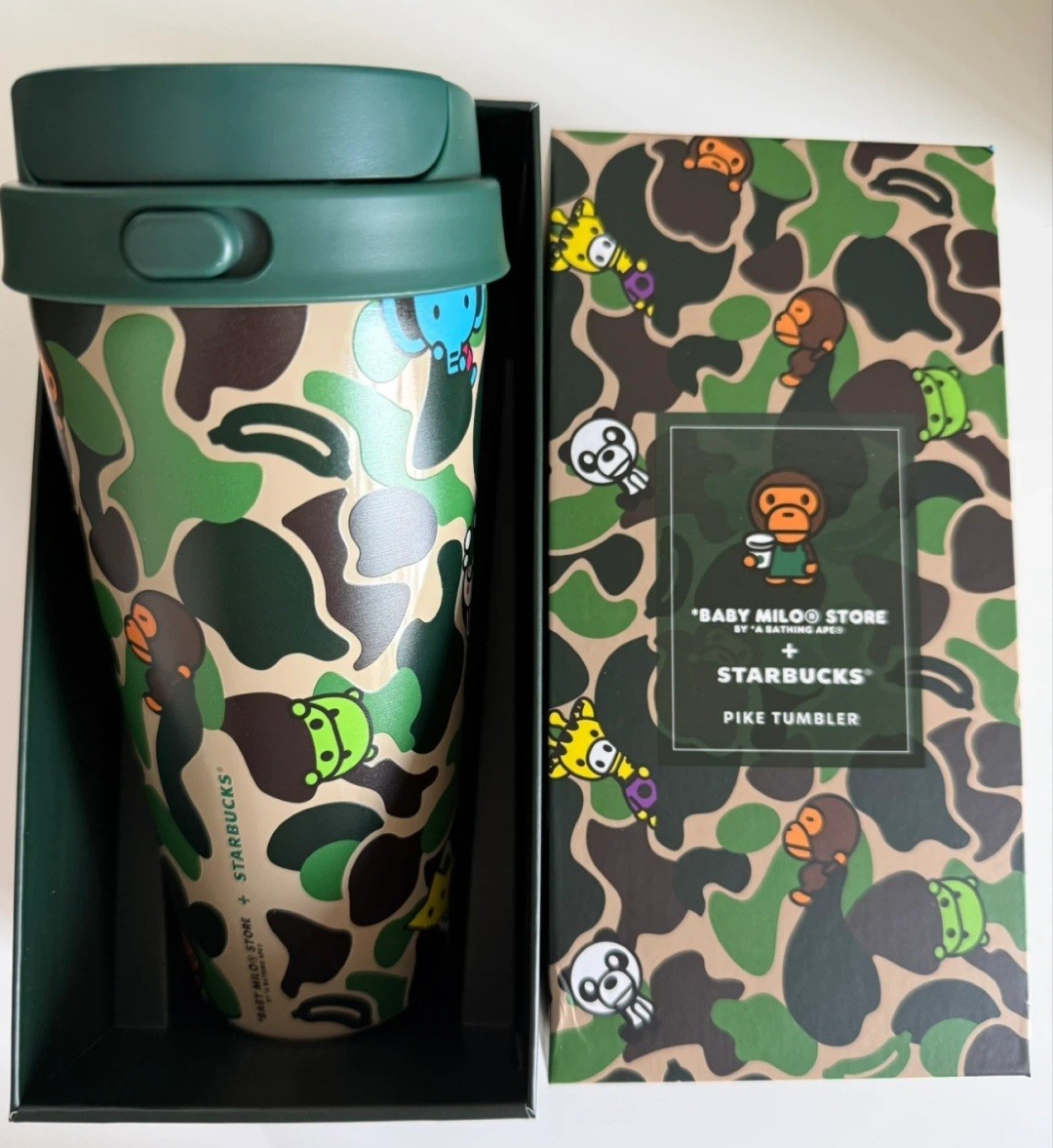 Starbucks Korea 2026 BAPE Baby Milo Pike Tumbler Limited Edition NEW