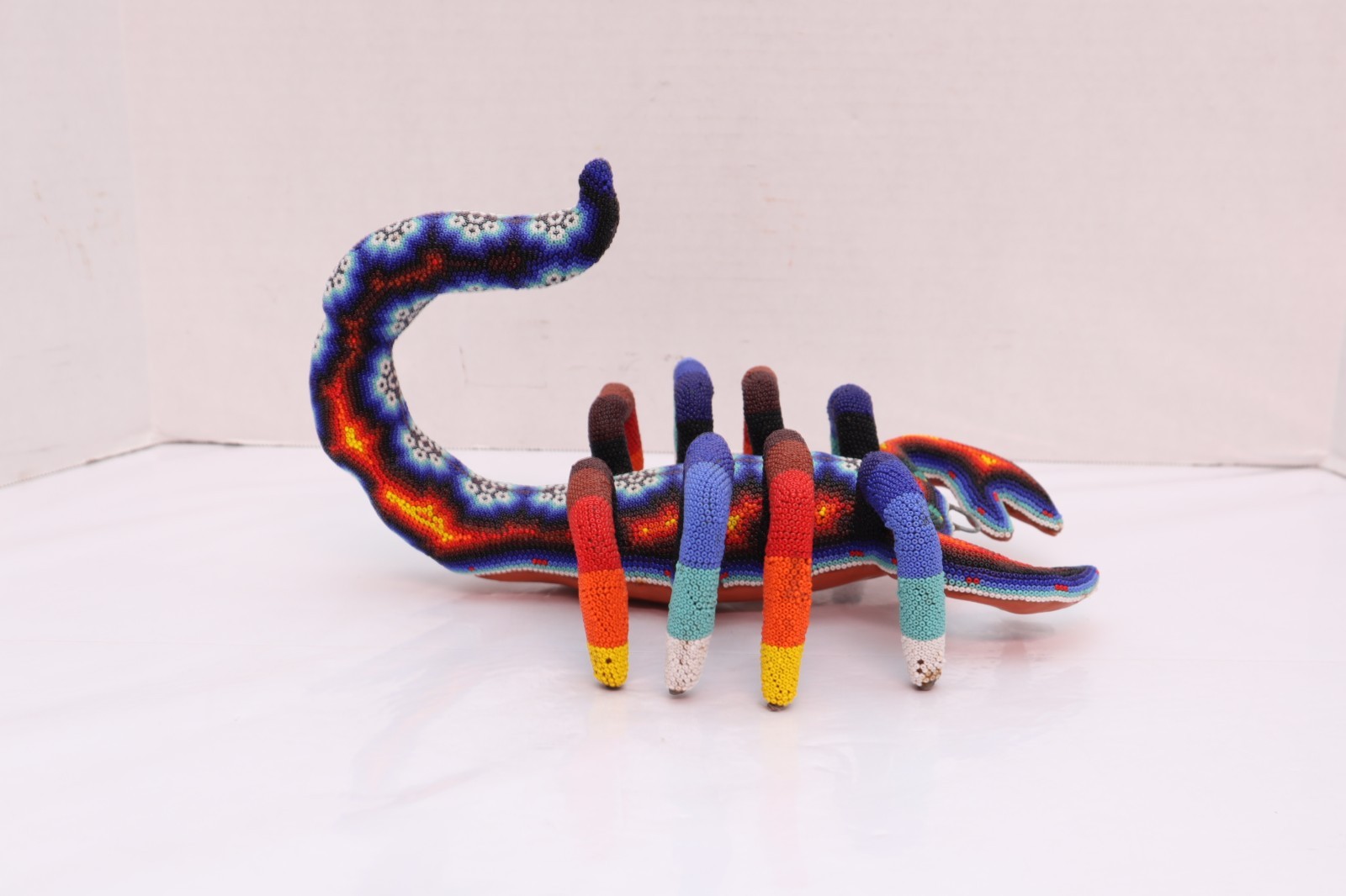 Huichol Scorpion Beaded Large-Authentic Mexican Folk Art 12