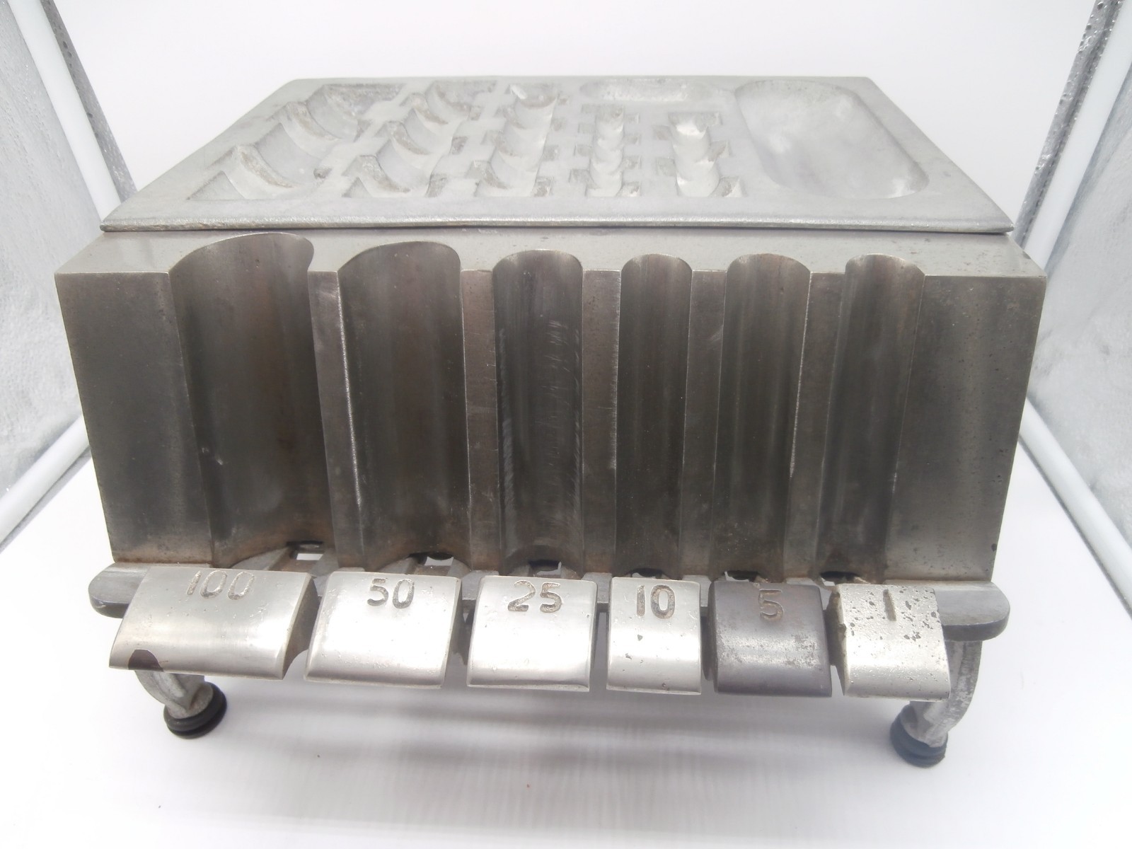 Antique, Rare Lamson Metal Coin Changer Coin Sorter, Dispenser , pat. July 1891