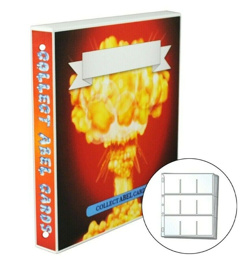 Garbage Pail Kids Themed Card Storage Kit - Includes Case and 20 Card Pages