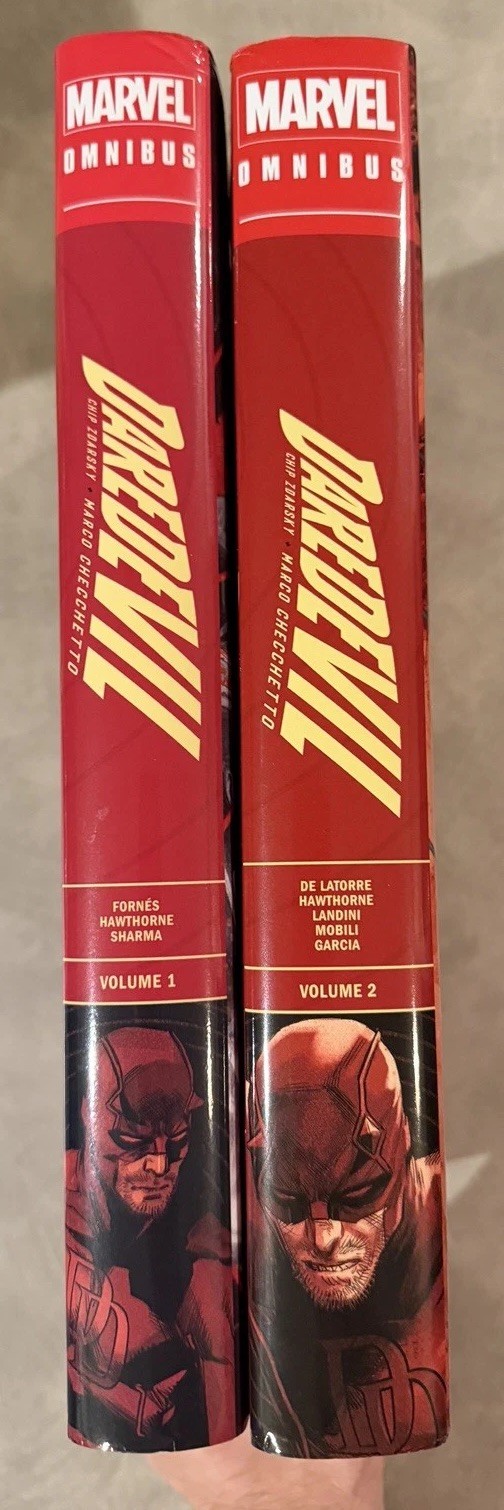Marvel Daredevil Omnibus Vol 1-2 2-Book Lot by Chip Zdarsky & Checchetto