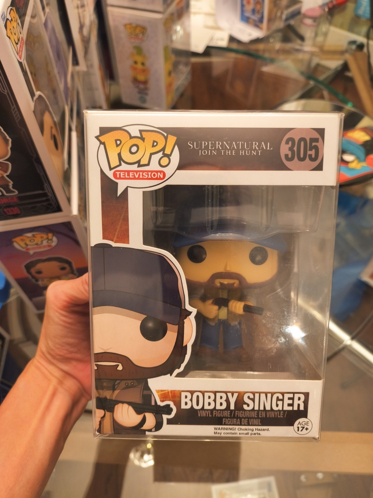 Funko Pop Supernatural Join The Hunt- Bobby Singer - #305 Figure In Box