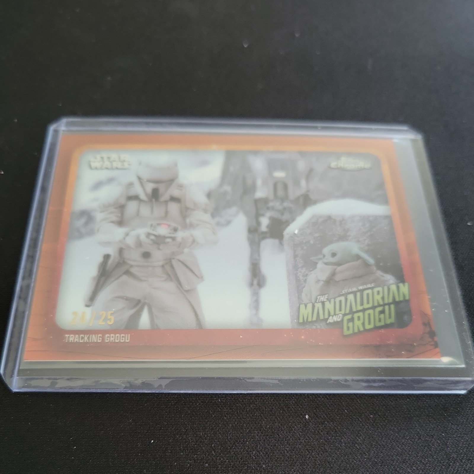2024 Topps Chrome Star Wars Mandalorian & Grogu Tracking Grogu MAGR-3 /25