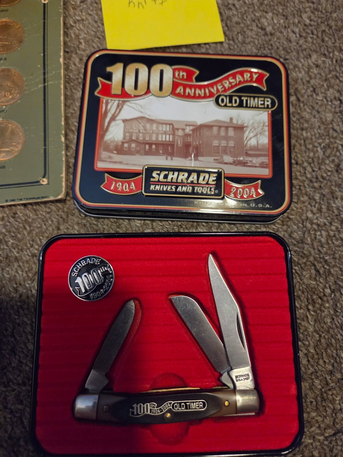 Schrade Old Timer 34OT Middleman 100th Anniversary (1904–2004) pocket knife