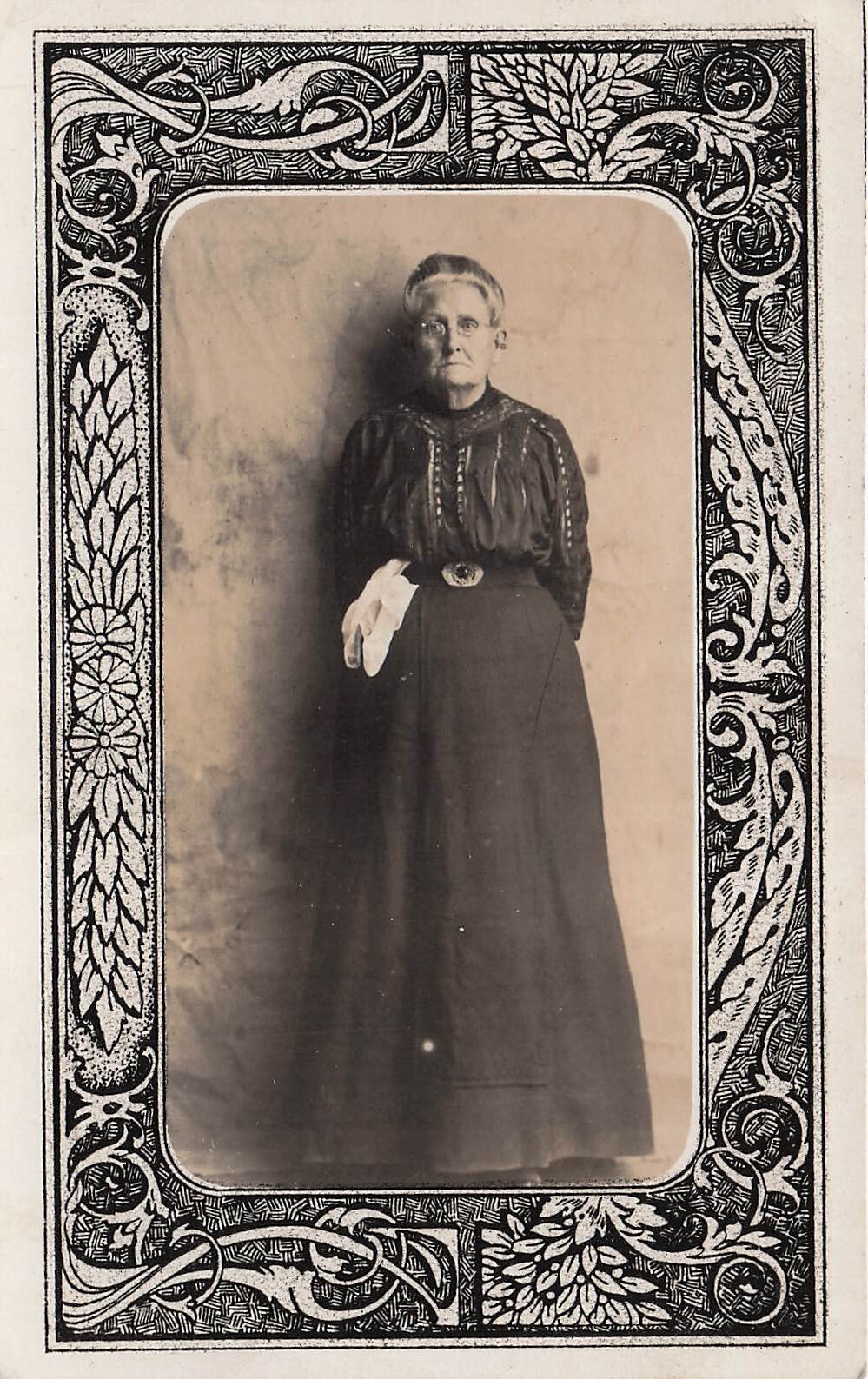 RPPC Okanogan WA Washington Mrs W A Foster Funeral Card c1916 Photo Postcard F33