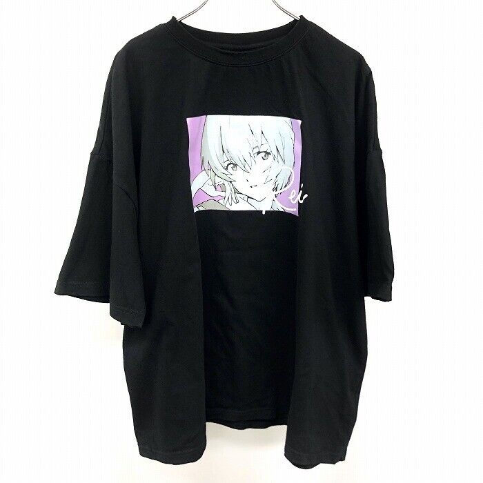 Evangelion Co., Ltd. Color 3L 4L Women'S T-Shirt Large Rei Ayanami Anime Illustr