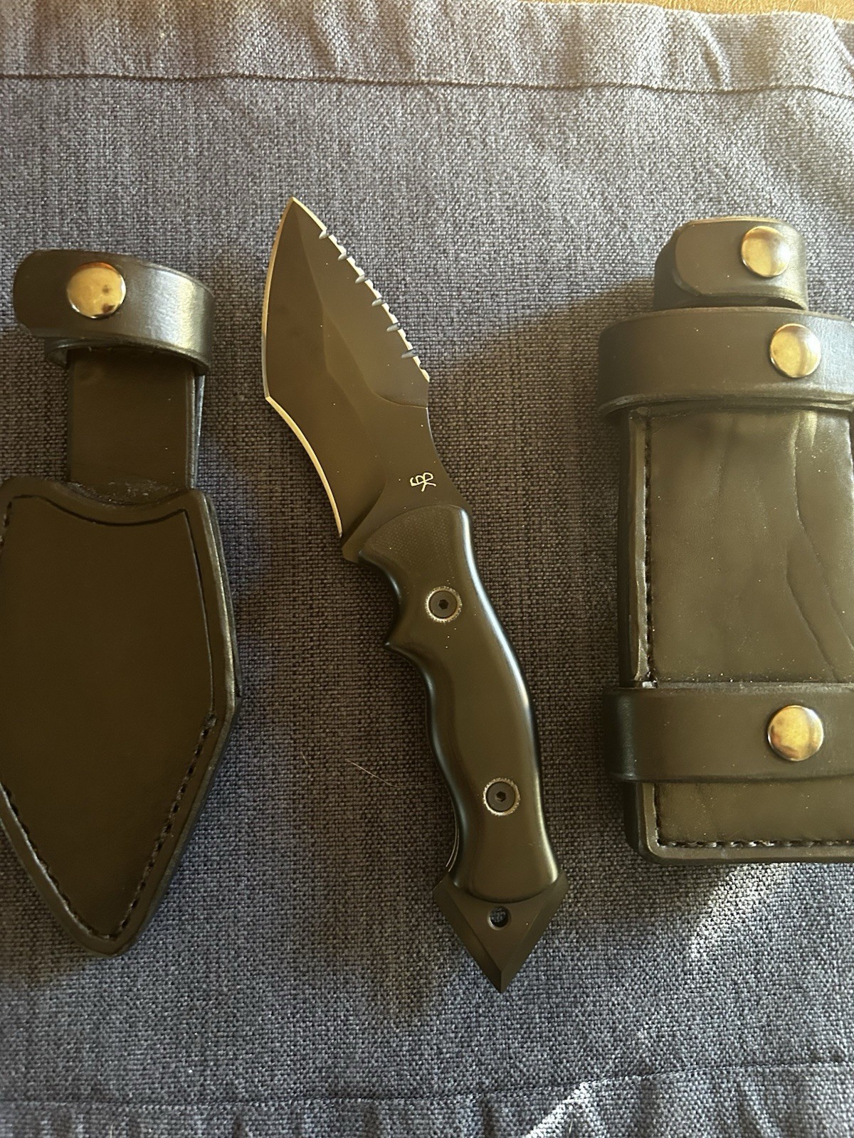 Ultra Rare Custom Brian B.K. Johnson Warthog Survival Tactical Knife, Unused
