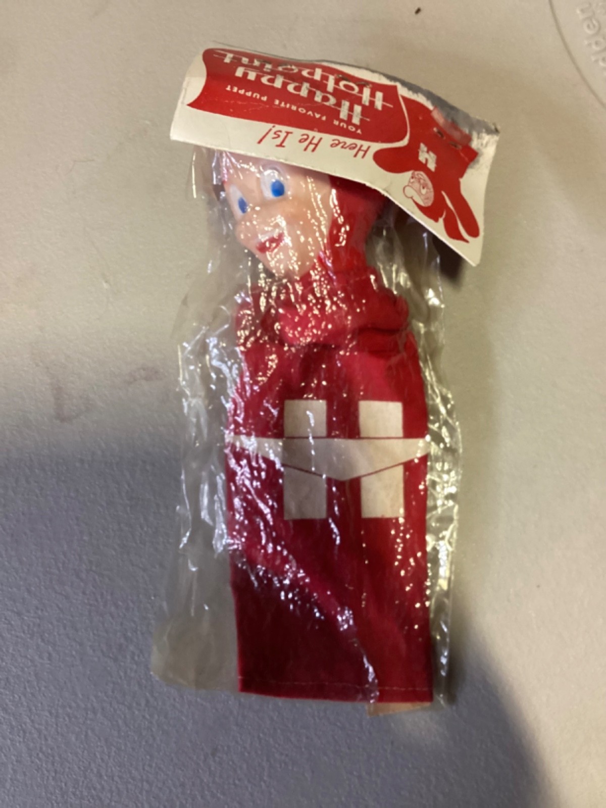 Vintage Happy Hotpoint Appliance Store Display Hand Puppet Very Rare