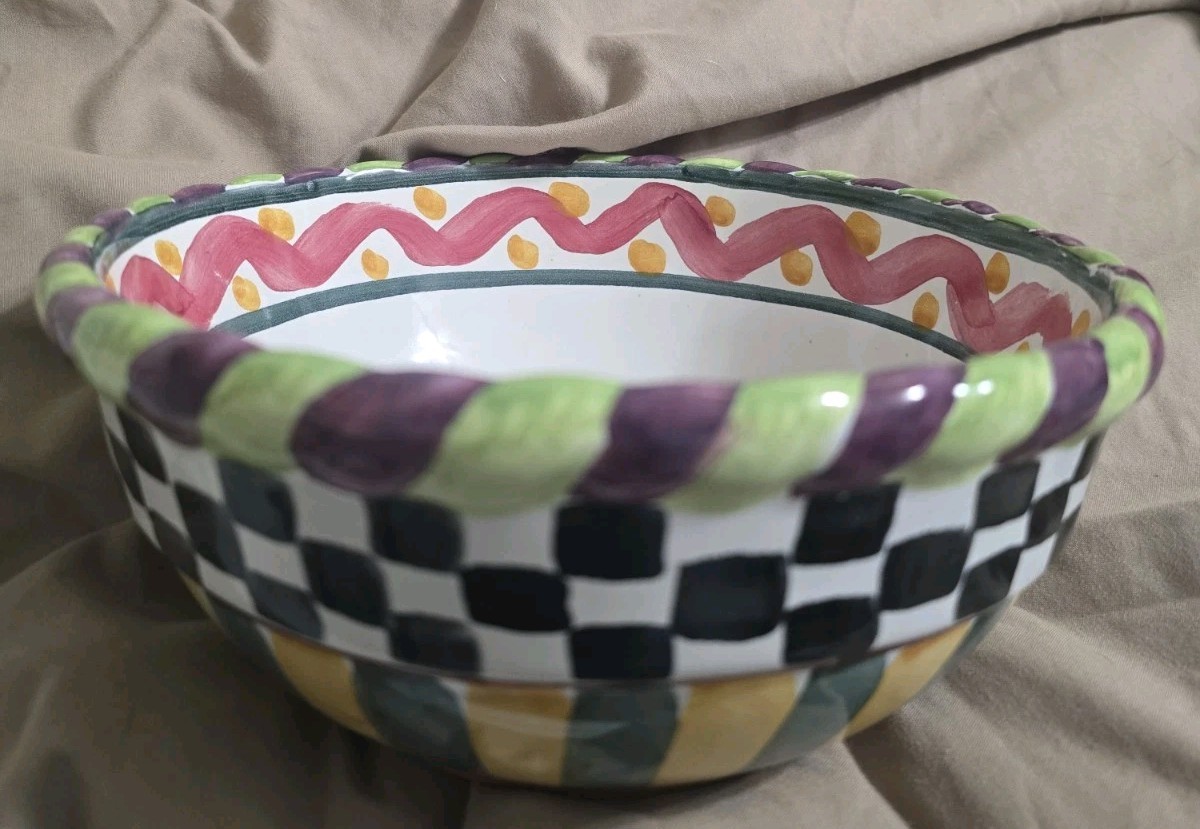 Mackenzie-Childs Piccadilly Mixing Bowl —Small 7\