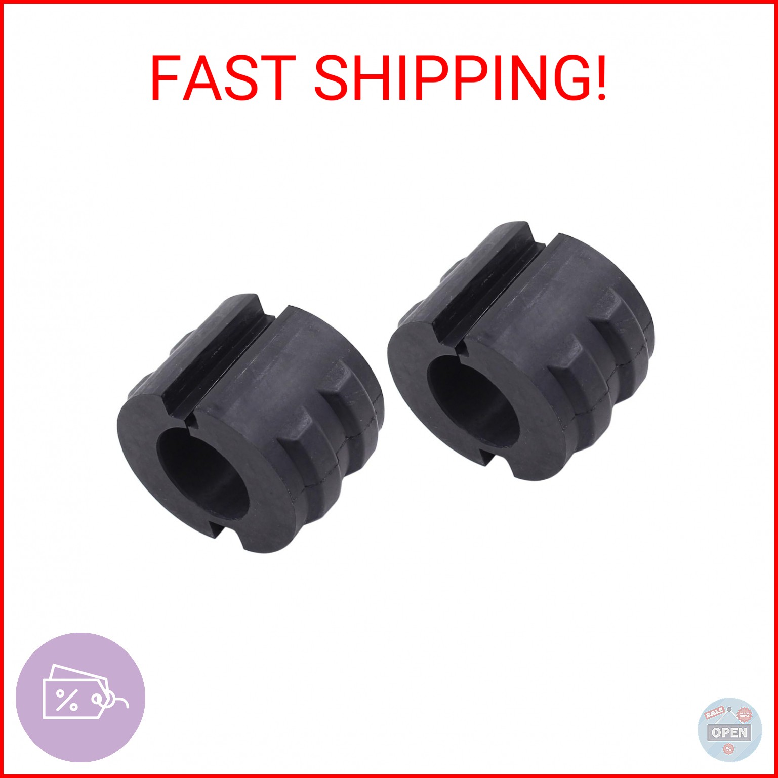 ApplianPar 2Pcs Front Suspension Stabilizer Anti Sway Bar Bushing for Mercedes-B